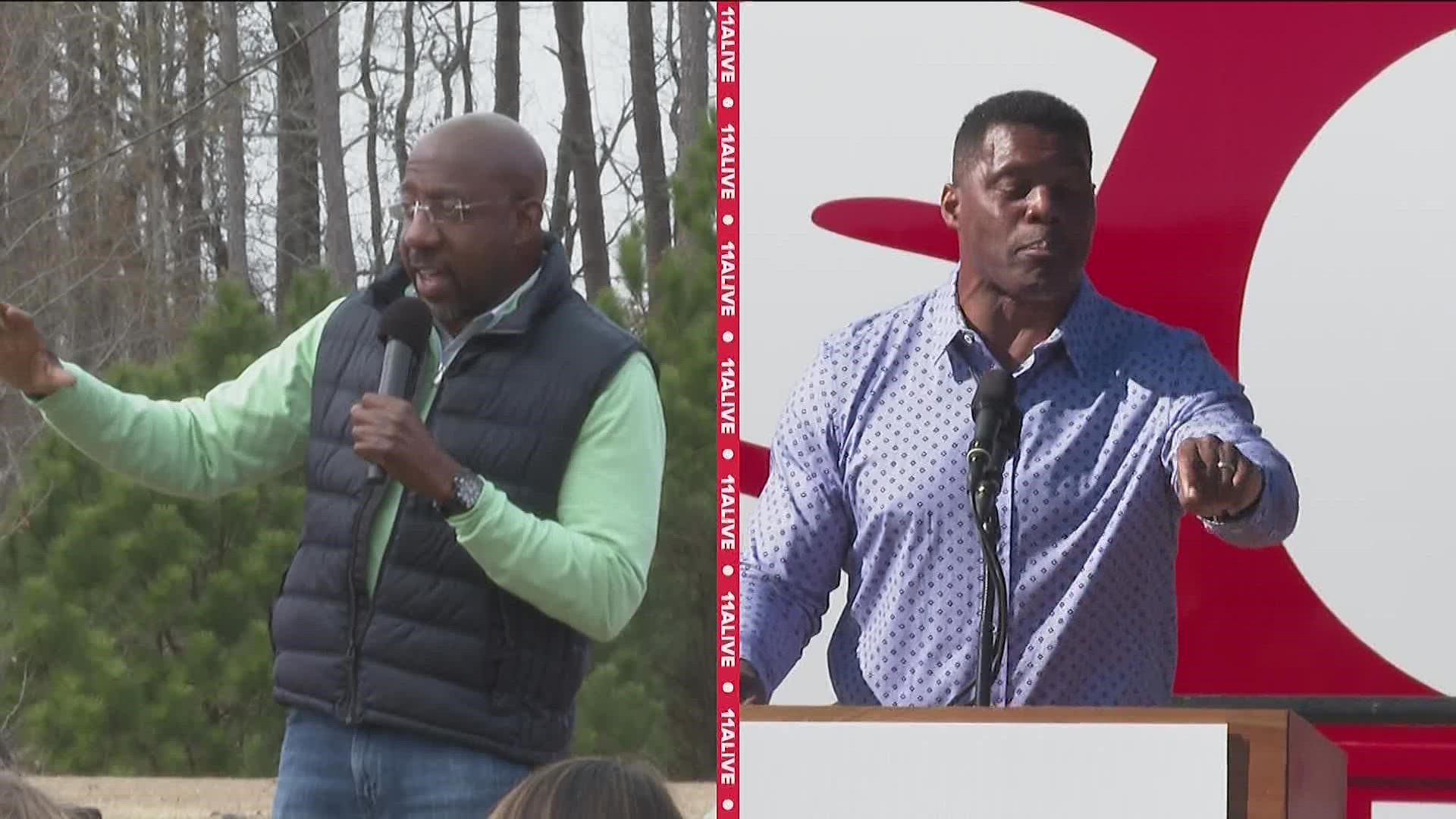 Both are rallying more voters ahead of the Dec. 6 runoff election.