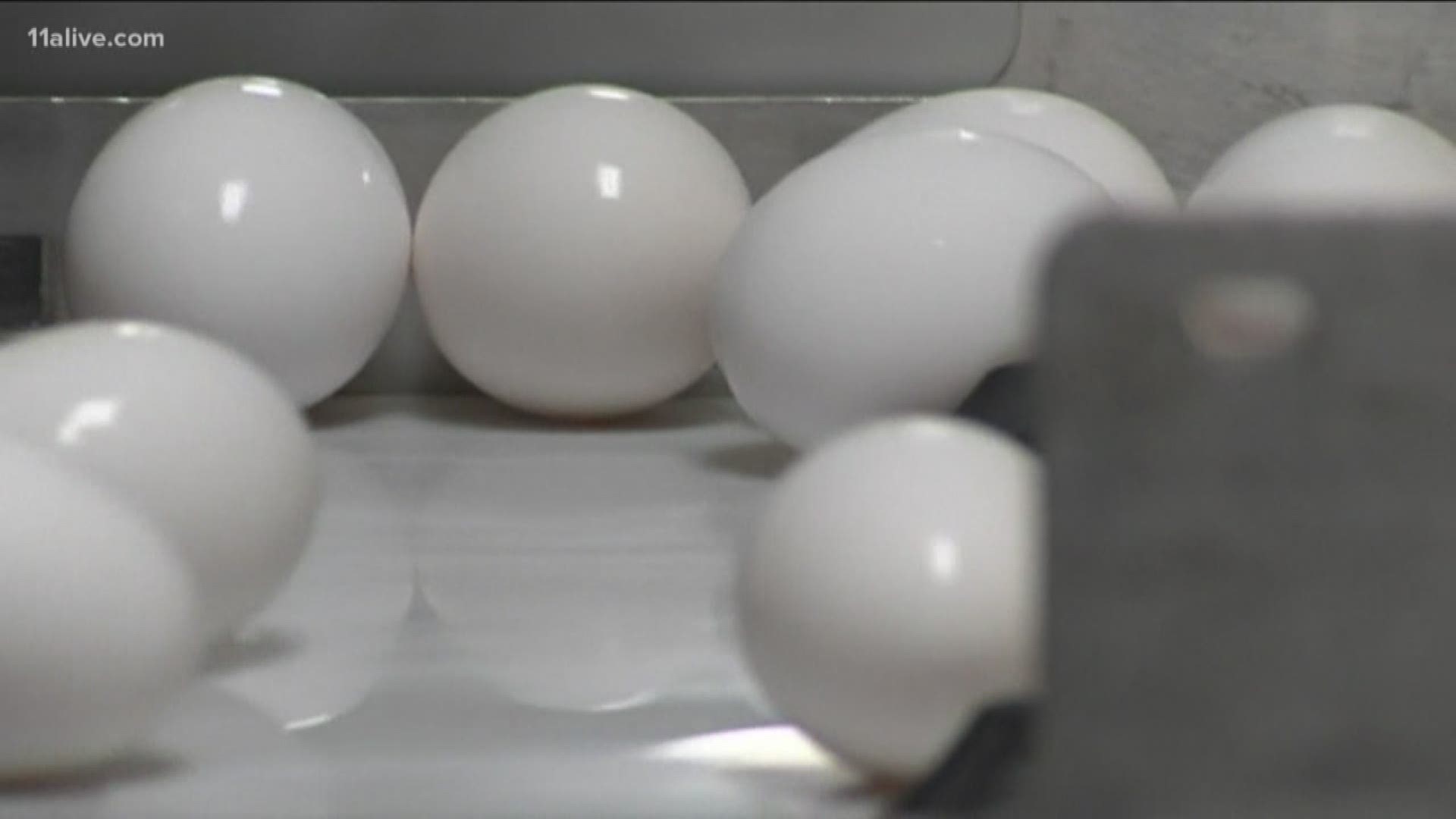Seven people have gotten sick from the eggs, including one who has died.