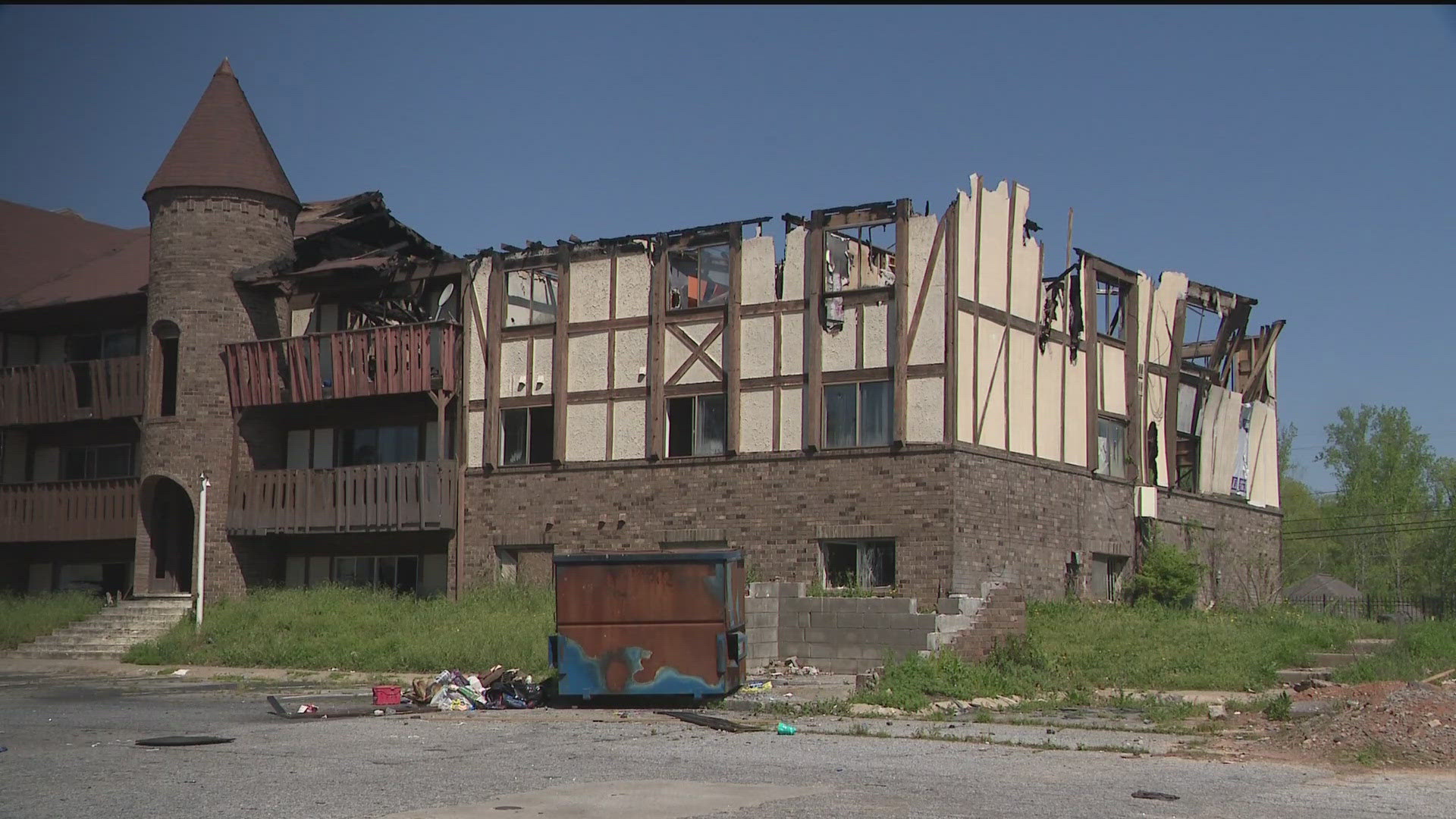 The fire about a month ago reignited concerns over safety and living conditions at the condos.