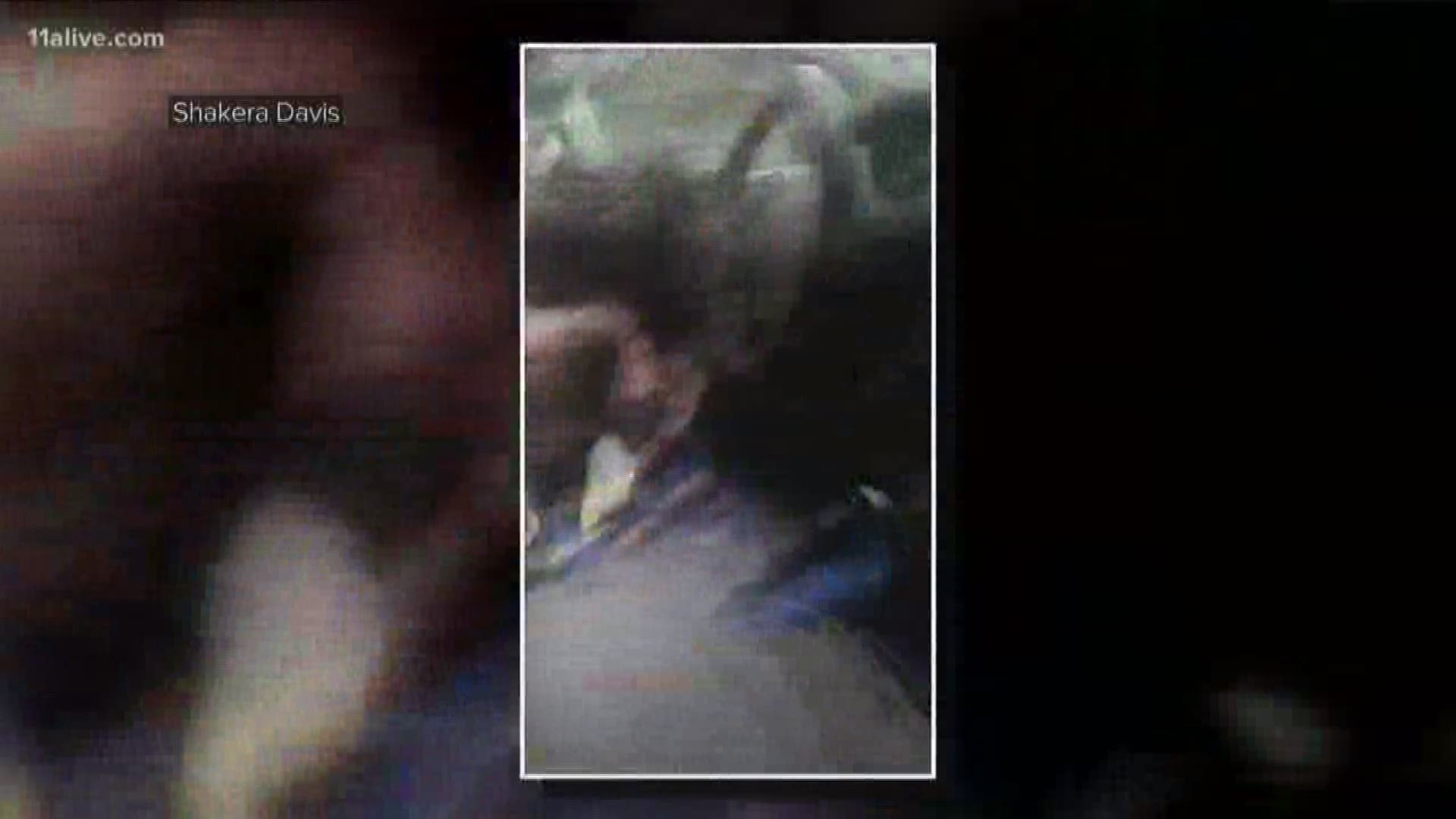 The video showed an officer struggling forcefully with a man during a traffic stop.