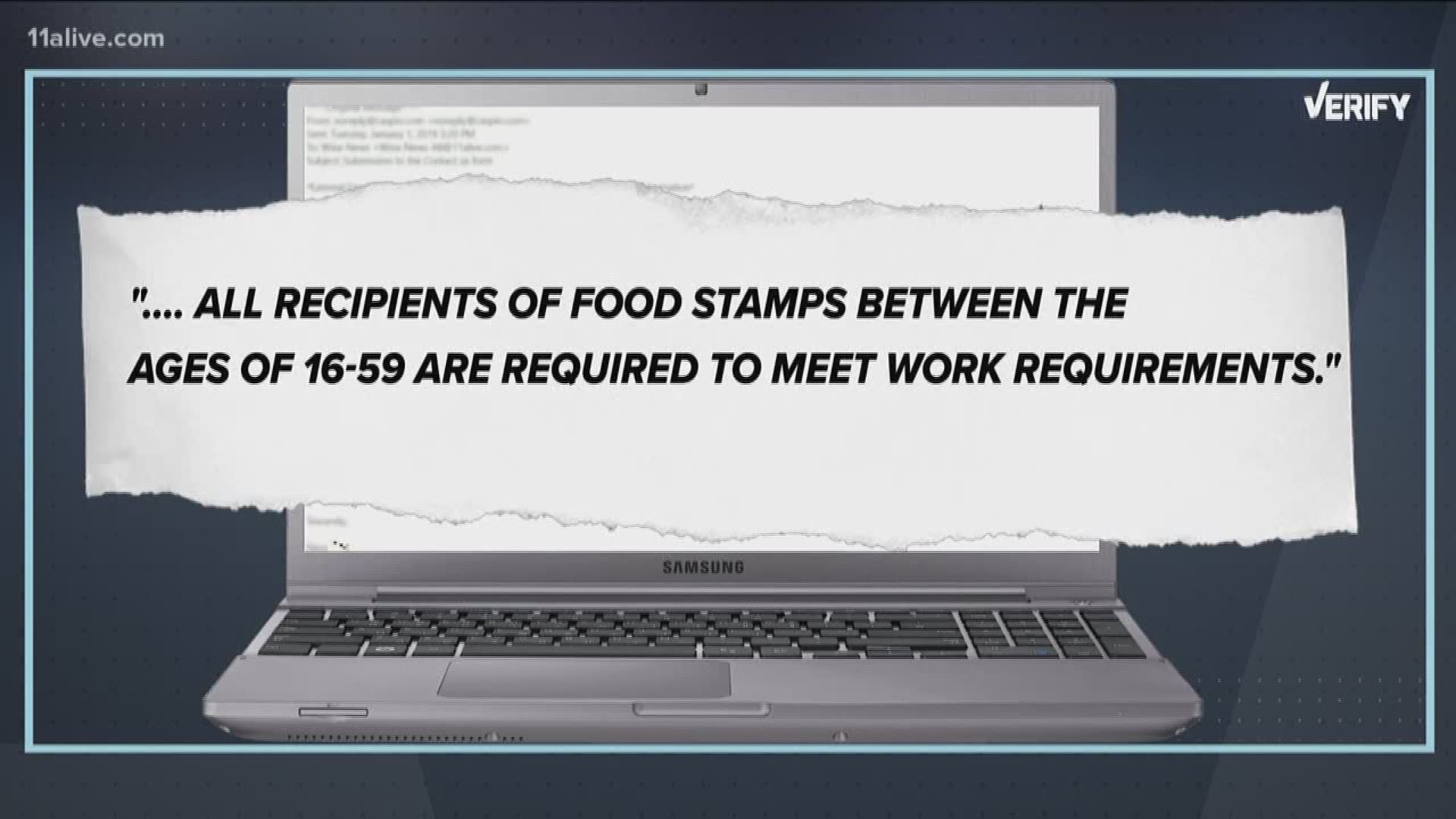 11Alive worked to verify how the Farm Bill impacts people who receive SNAP benefits.