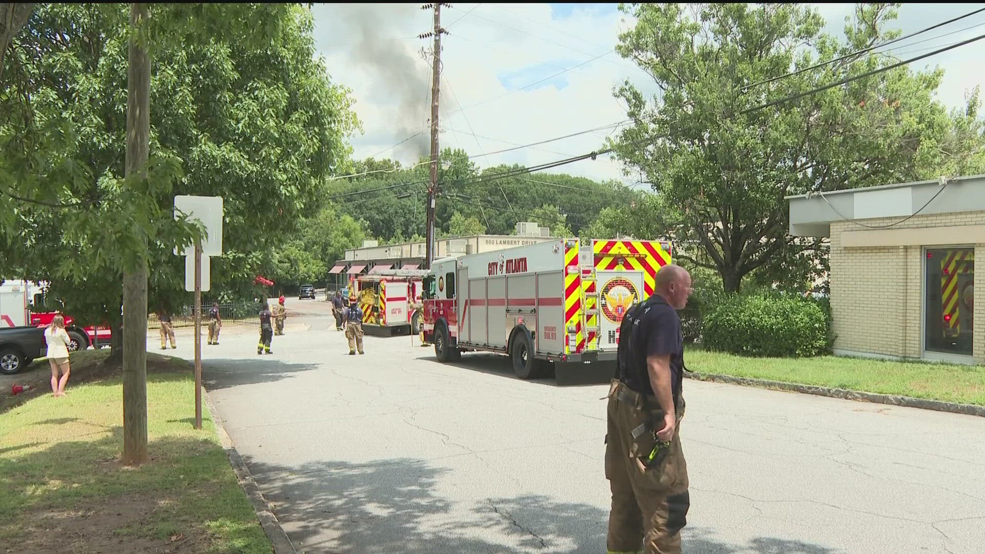 Brush fire near Midtown Atlanta | 11alive.com