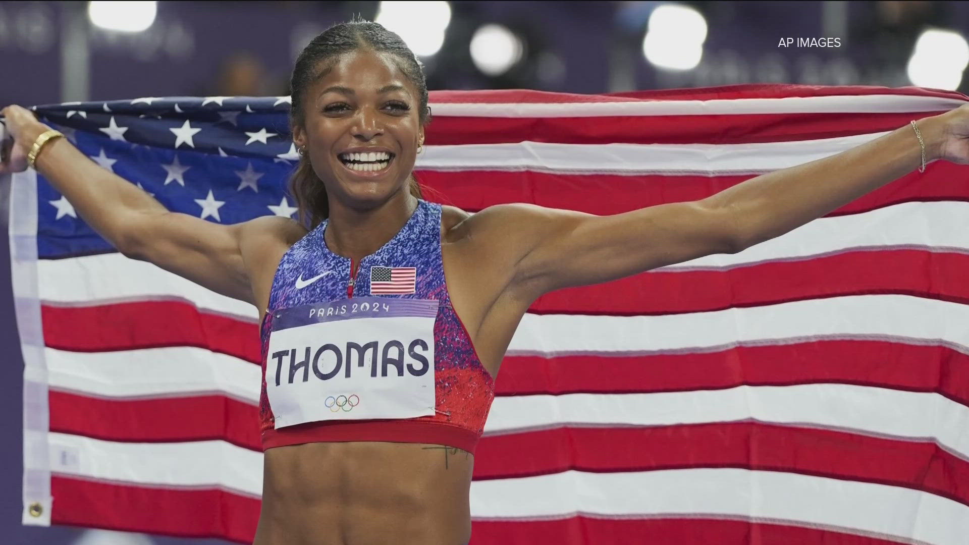 Thomas walked away from the 2024 Games with three gold medals around her neck.