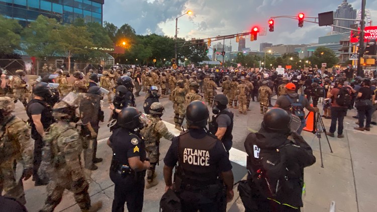 Atlanta Riots Today Atlanta protests night seven live coverage | 11alive.com
