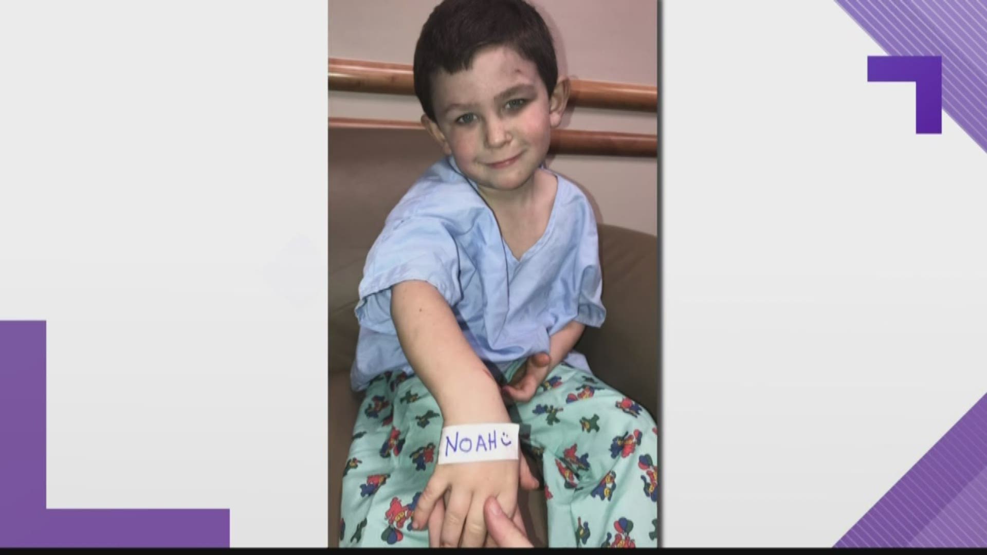 When 5-year-old Noah woke up, he saw that the room his sister and he slept in was on fire. His quick actions helped save his family's lives.