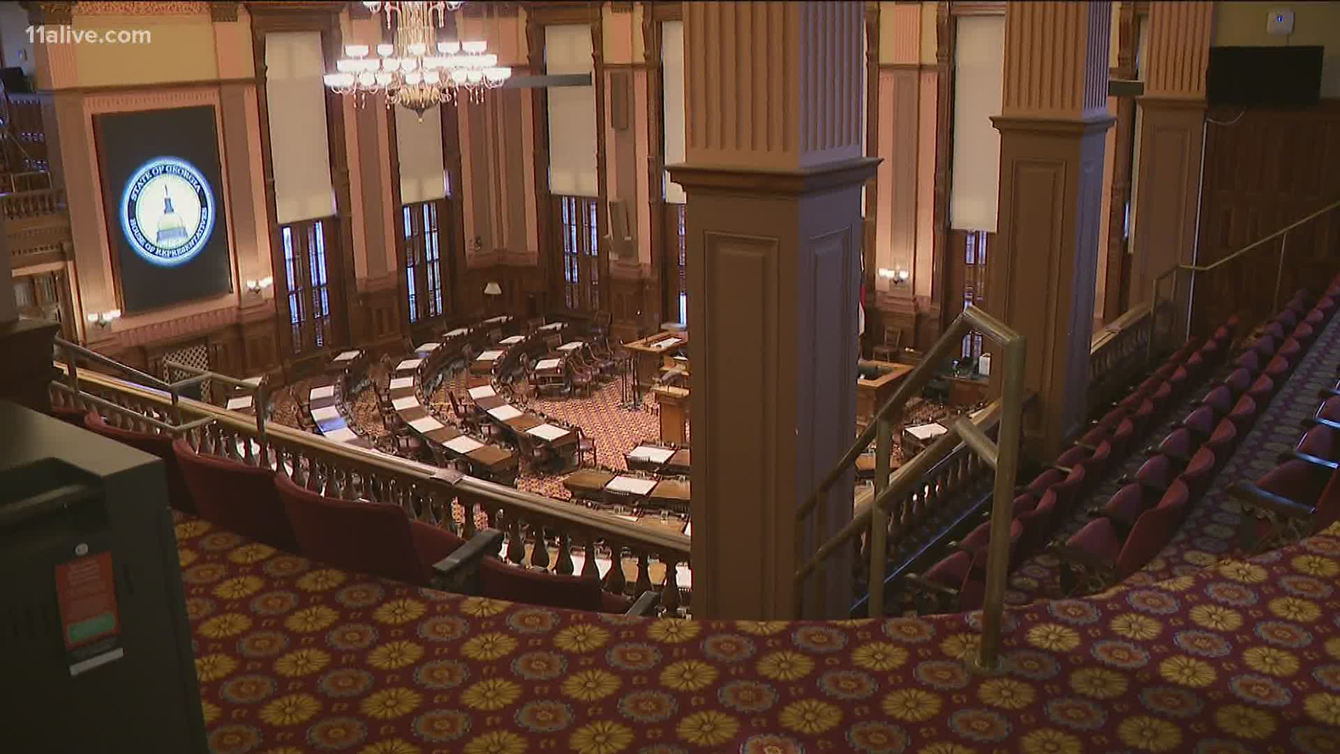 The start of the Georgia General Assembly begins on Monday. Lawmakers will convene amid new security and health restrictions.