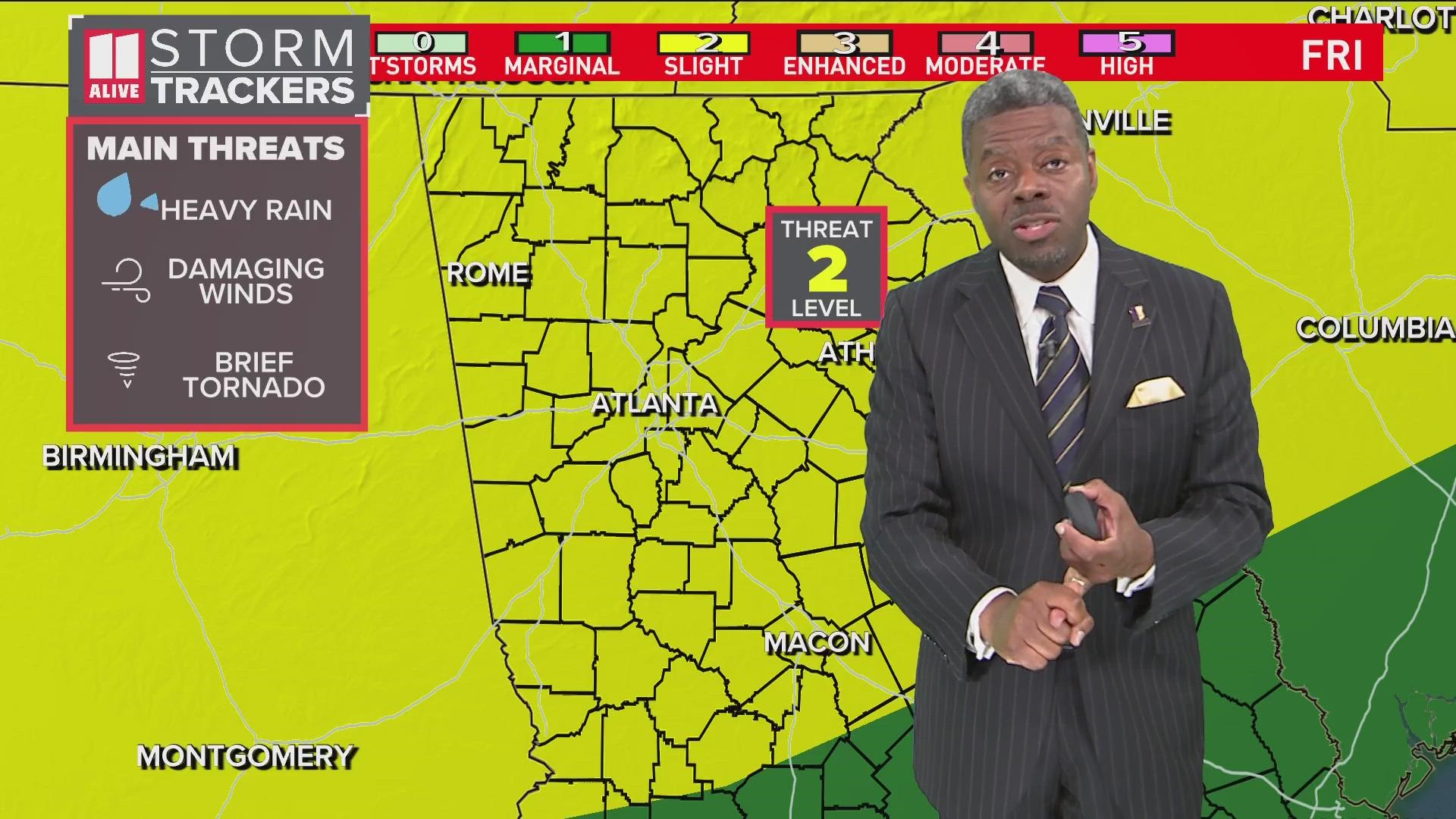 Severe weather Atlanta What conditions to expect