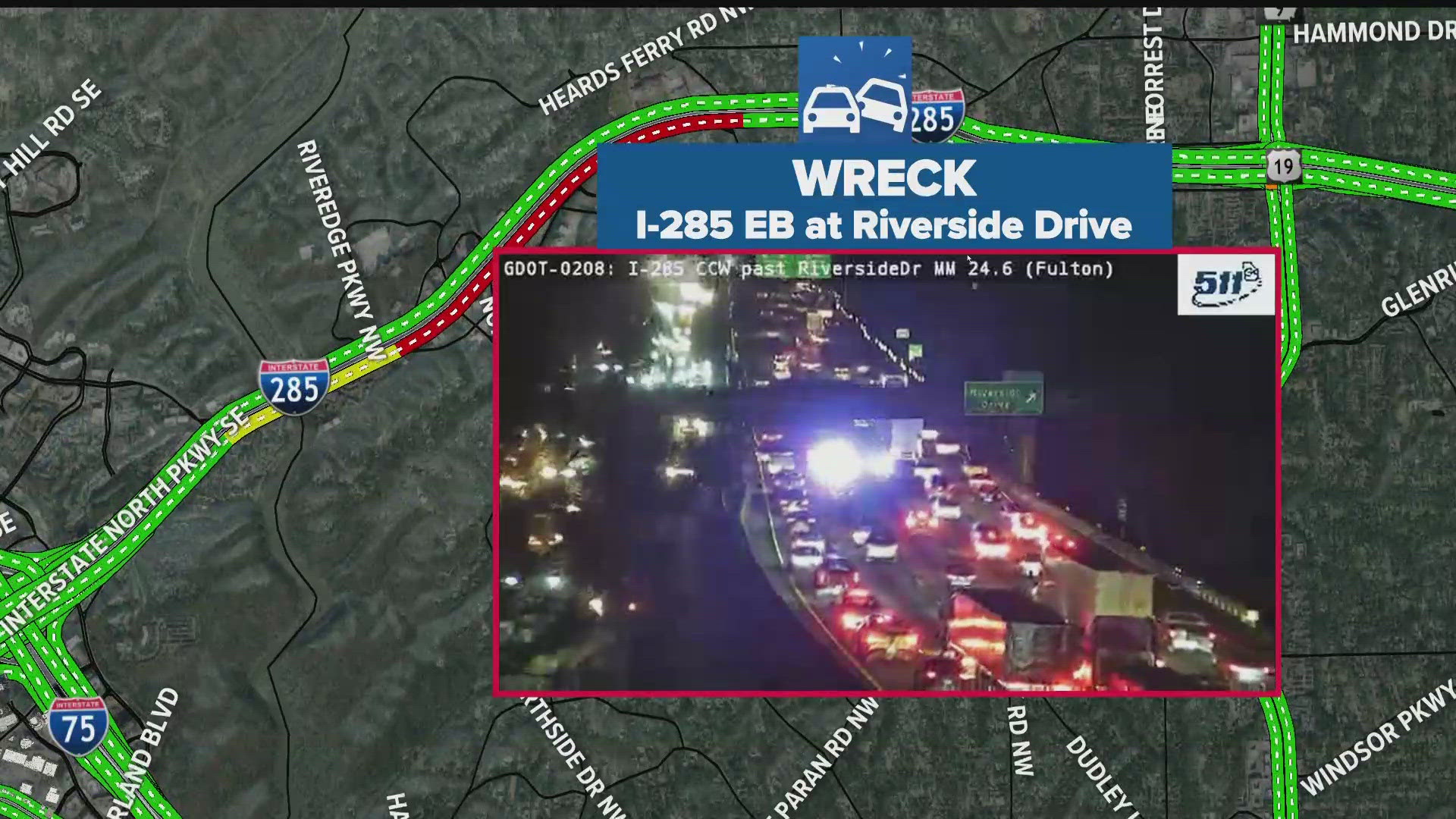 Atlanta traffic | Issues on I-285, I-75, I-20 | 11alive.com
