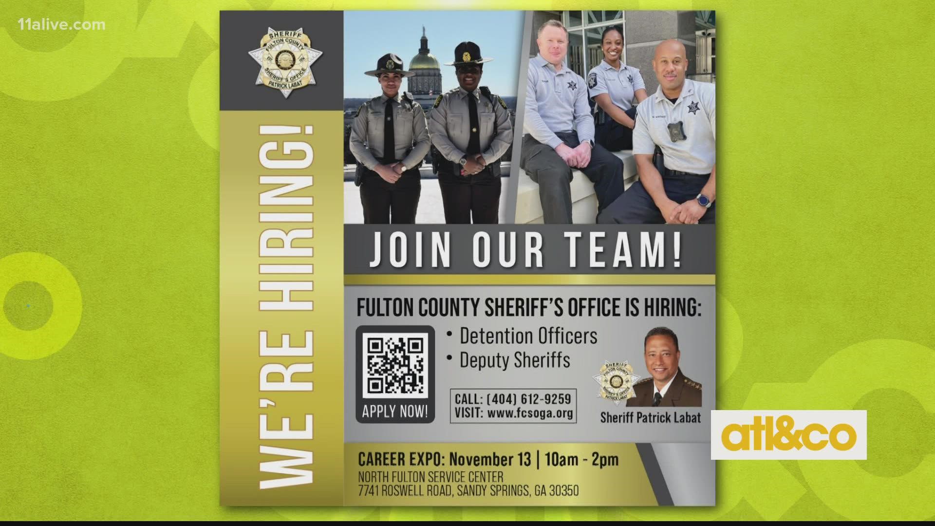 The Fulton County Sheriff's Office is in recruitment mode for temporary and permanent positions. Learn more about hiring from Sheriff Pat Labat.