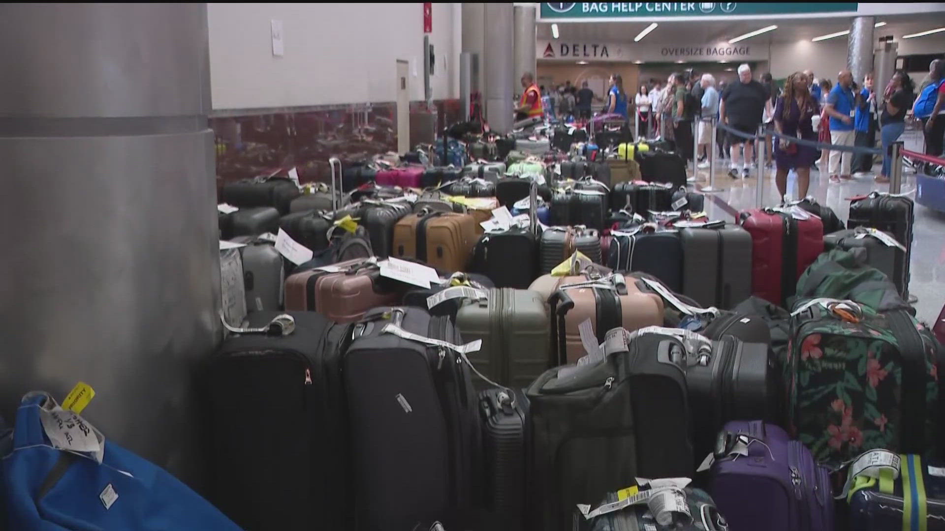 Delta reported zero cancellations today, signaling a return to normal operations after days of delay. But luggage issues persist.