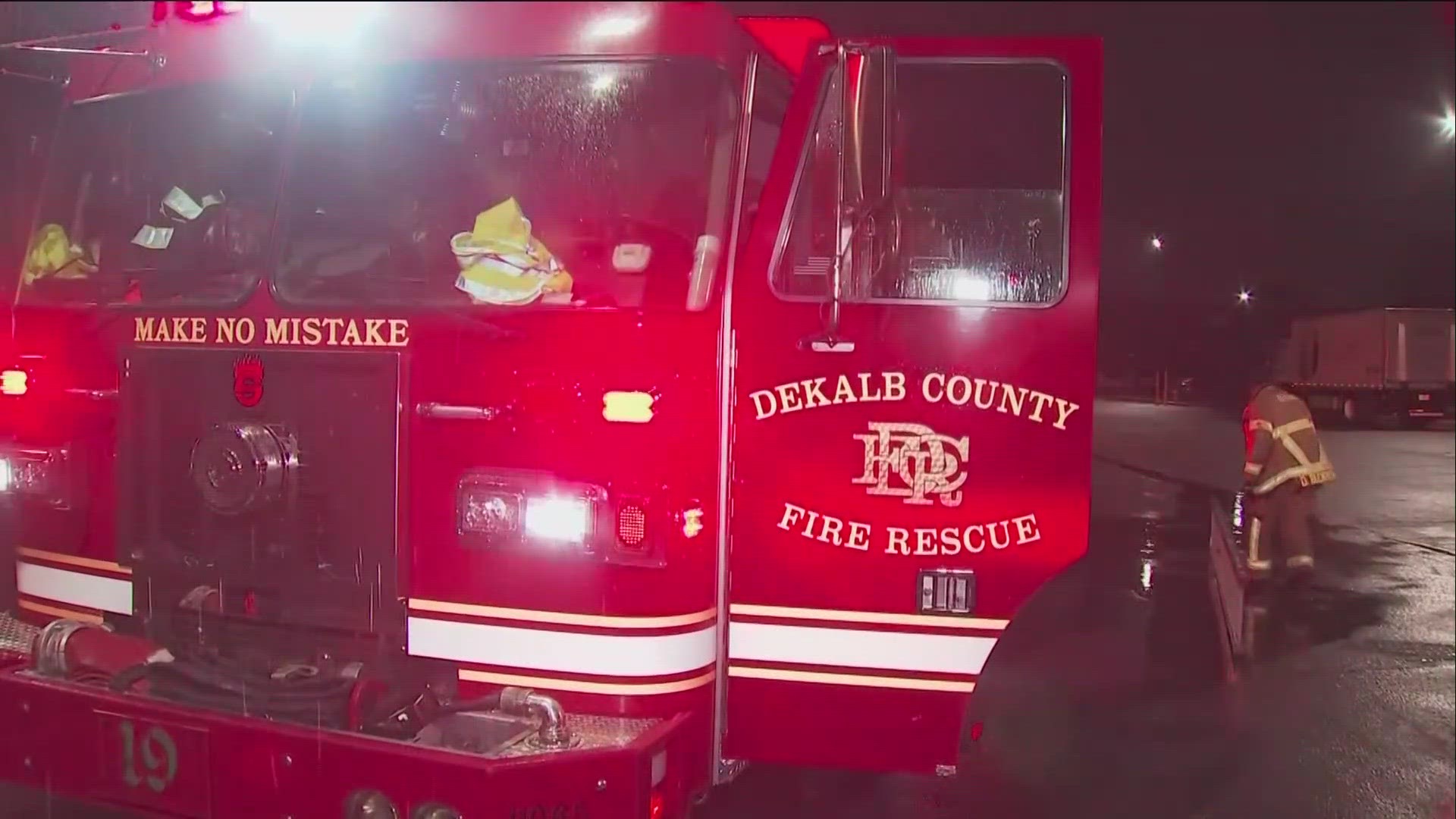 DeKalb County Fire Rescue Department said the water was about 6 feet deep.