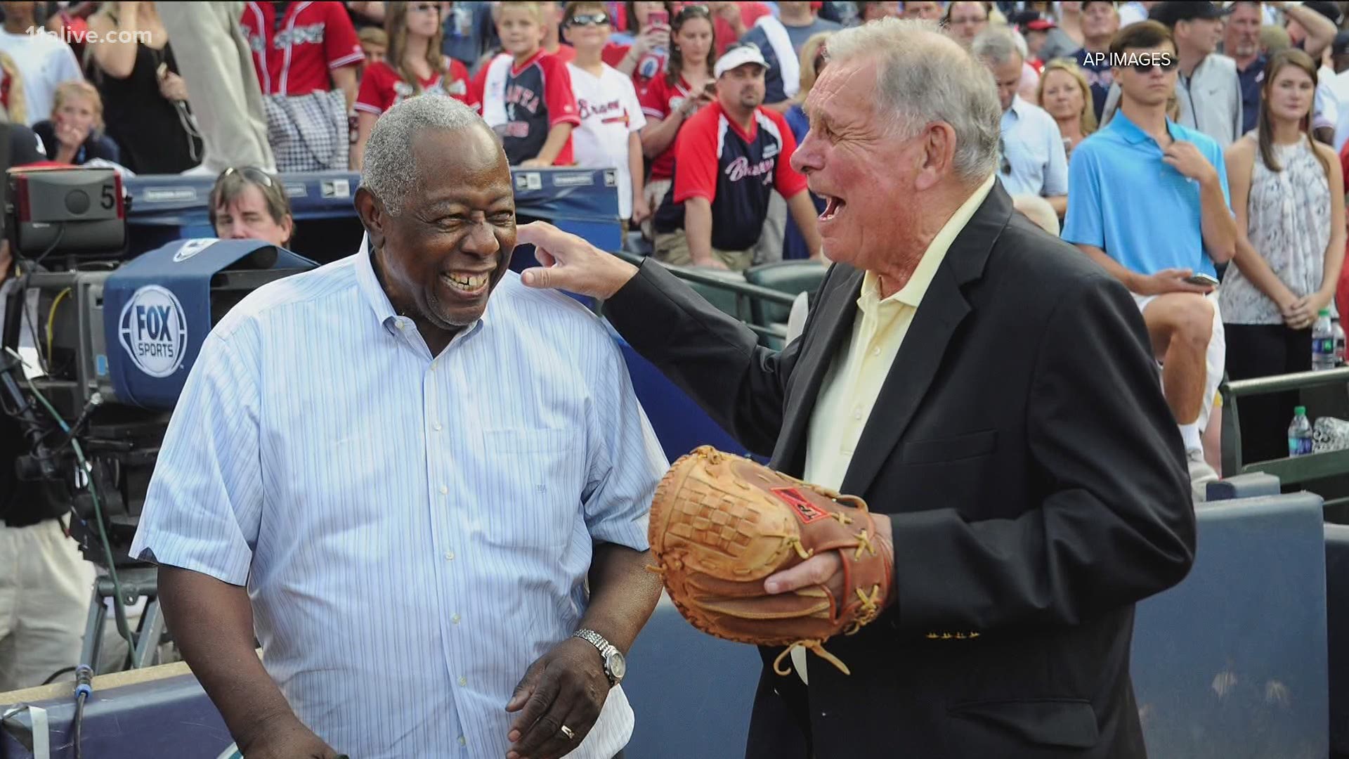 Sen. Raphael Warnock and Jon Ossoff and all of Georgia's representatives called on Congress to honor the Braves icon.