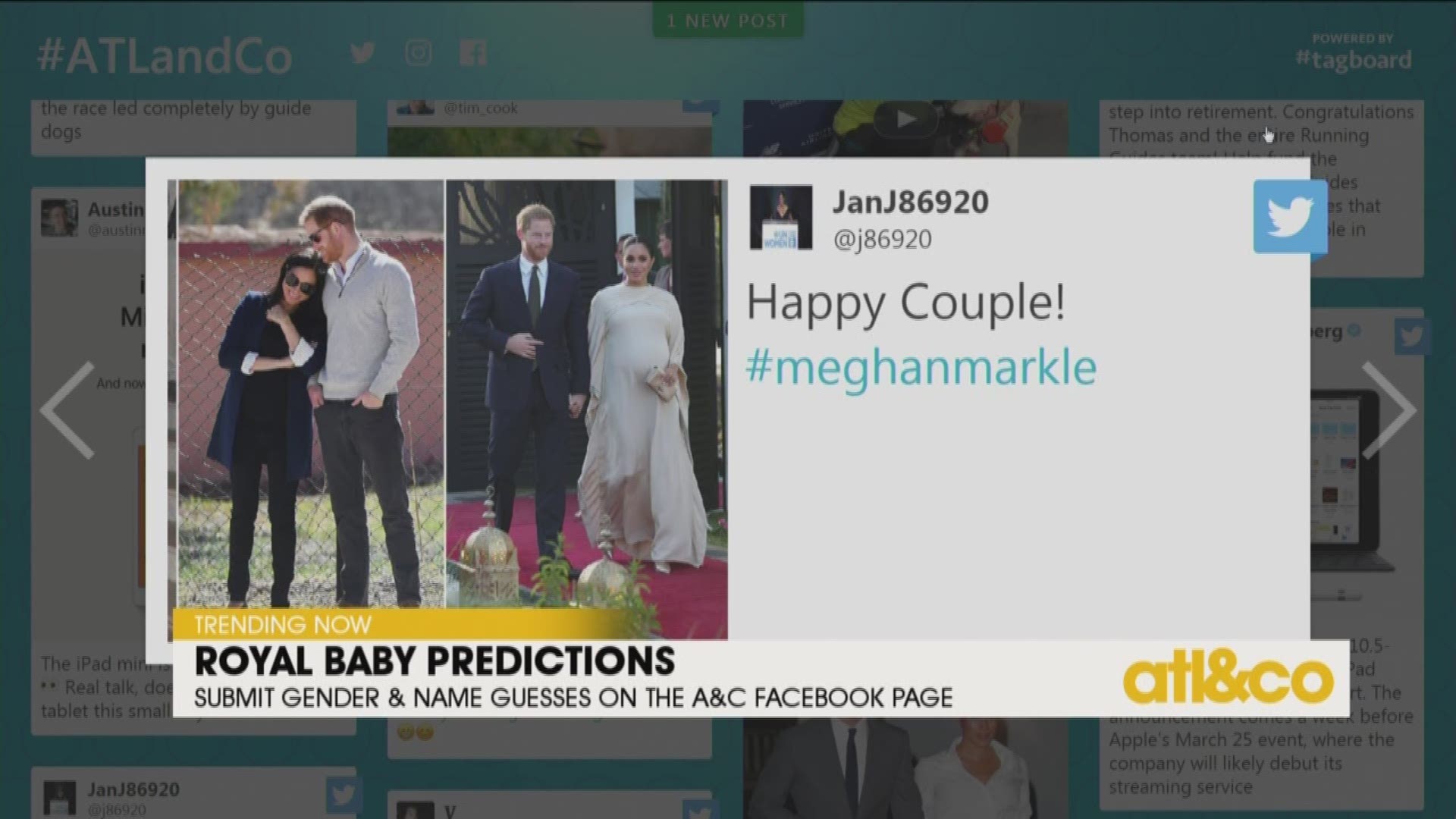 Will it be a boy or girl?! Share your name predictions for the royal baby.