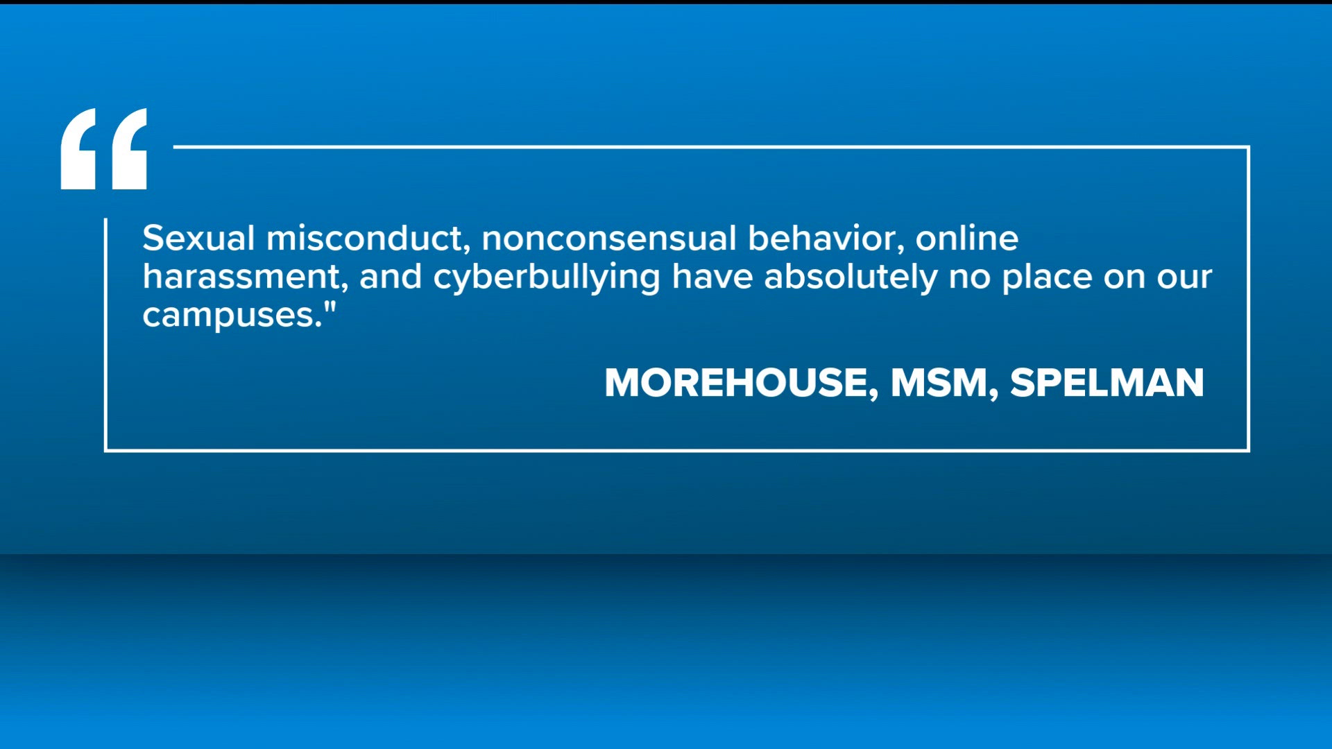 Spelman, Morehouse College and the School of Medicine release joint ...