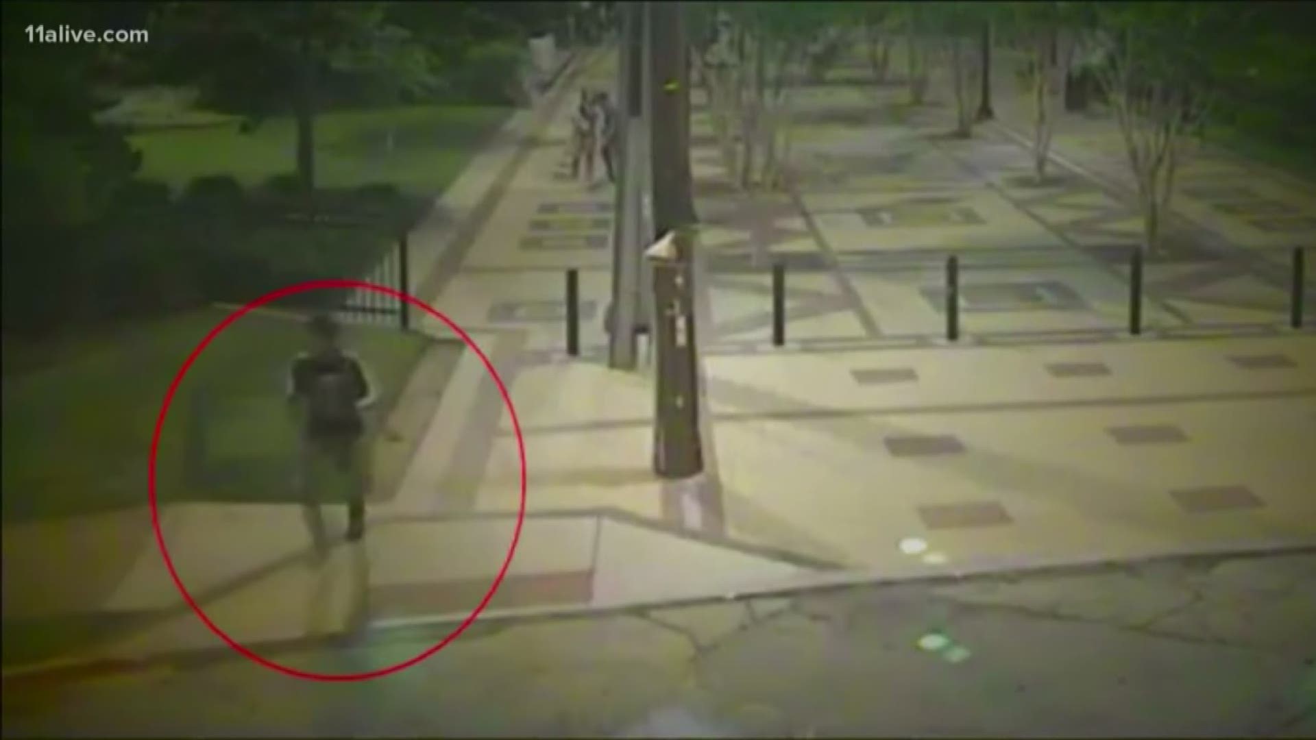 New video of that second suspect shows him running away from the crime scene, following the shooting.