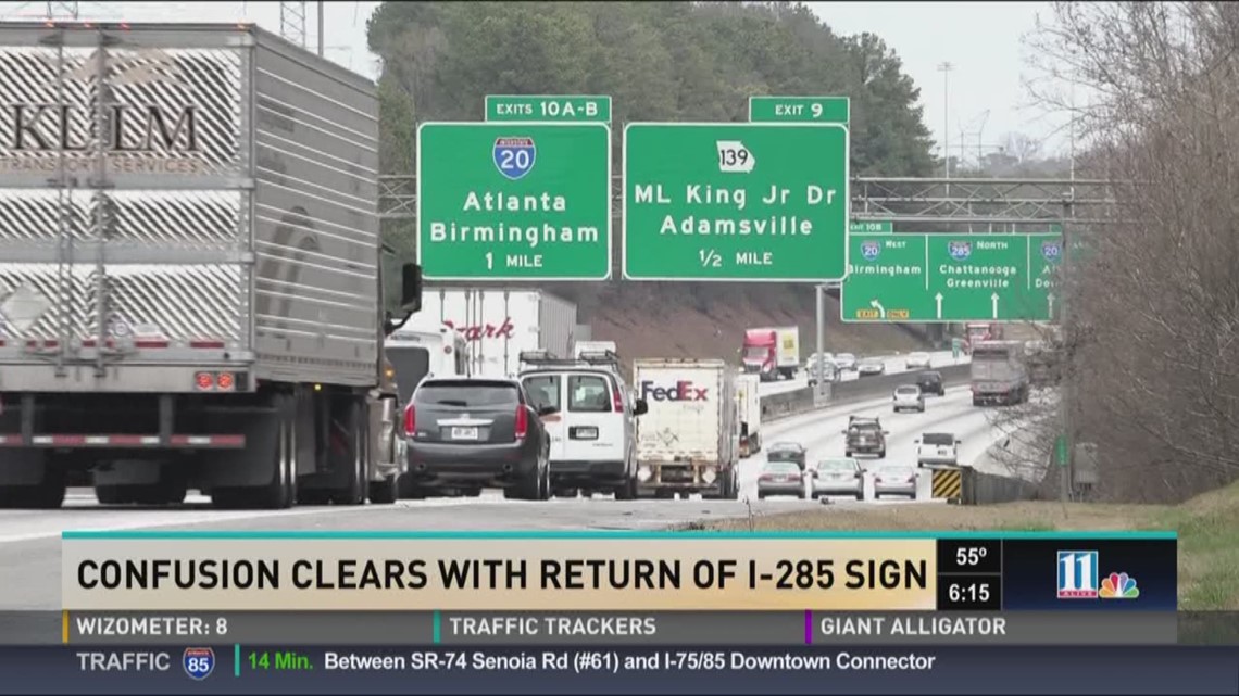 Clarity For Truckers Return To I 285 11alive Com