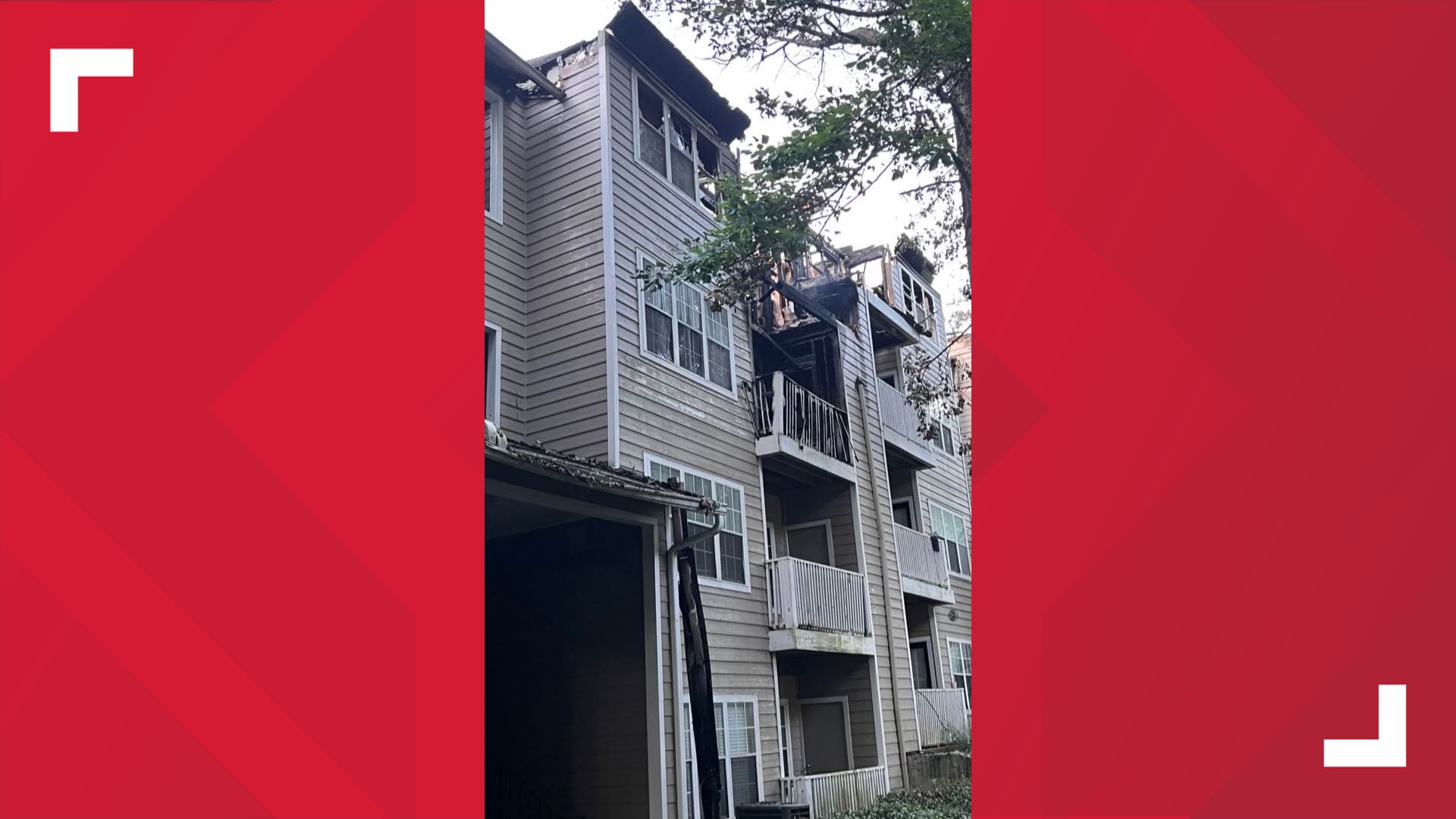 Fire at Avia North Springs Apartments in Sandy Springs