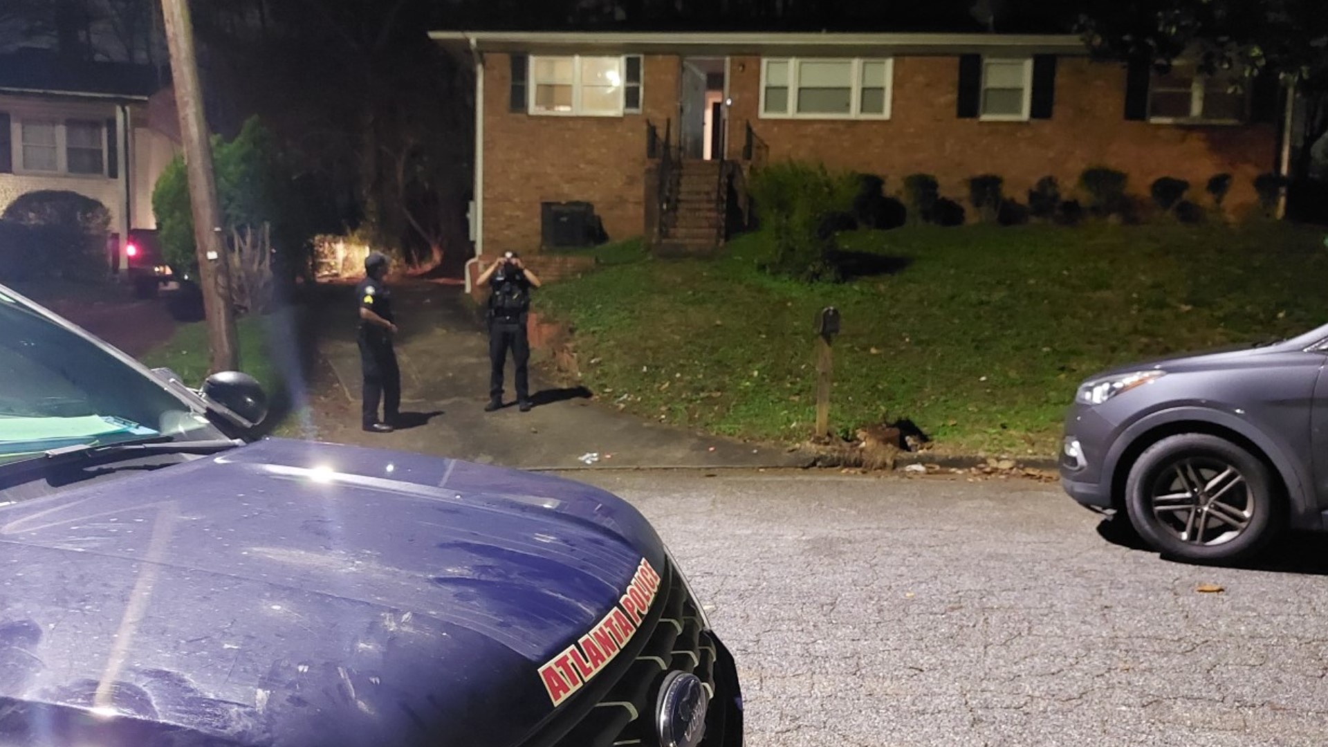 A 12-year-old girl was shot Friday evening in Atlanta's Wisteria Gardens neighborhood.