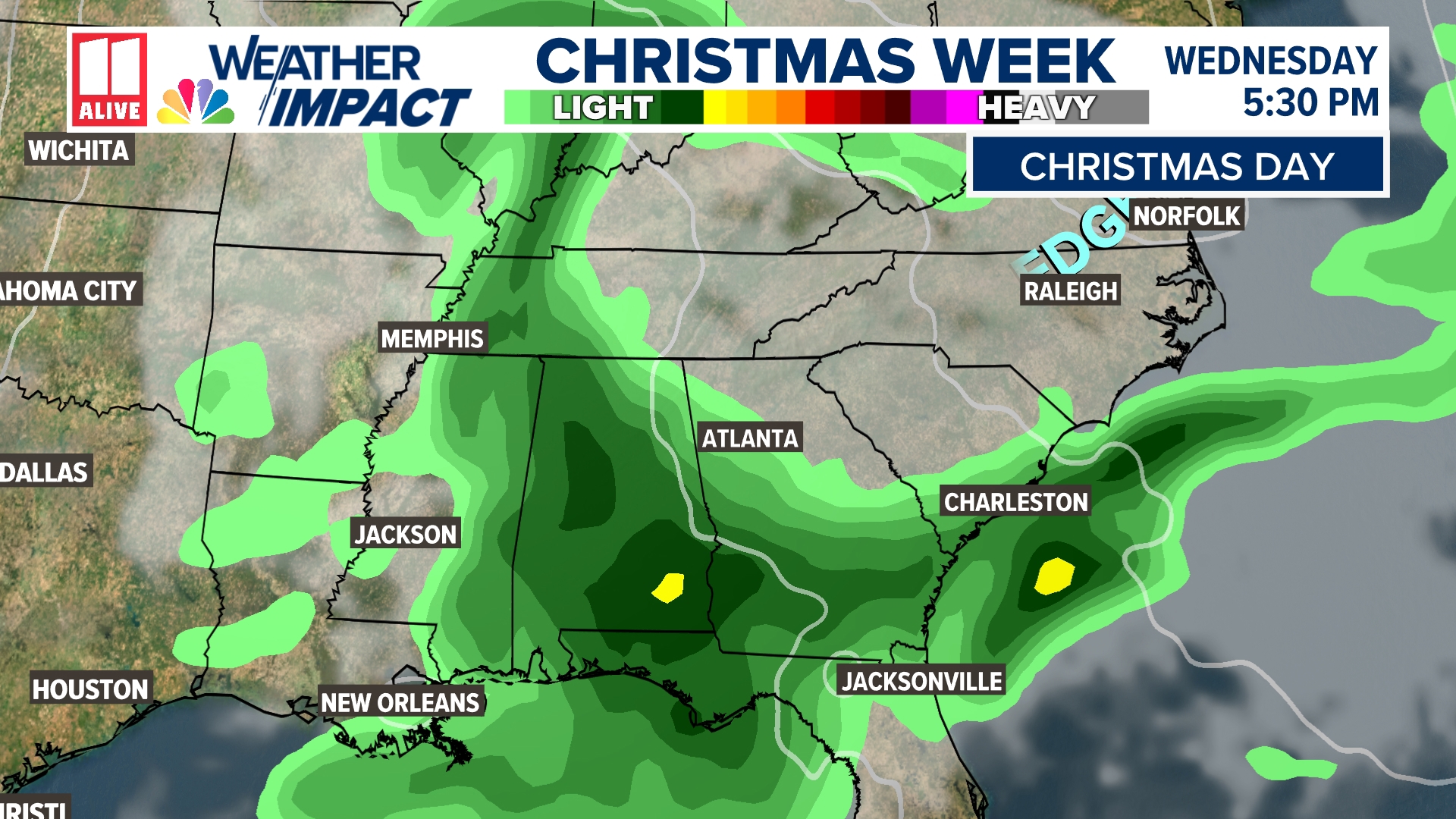 Christmas Week Outlook for Georgia | Will Mother Nature end up on the ...