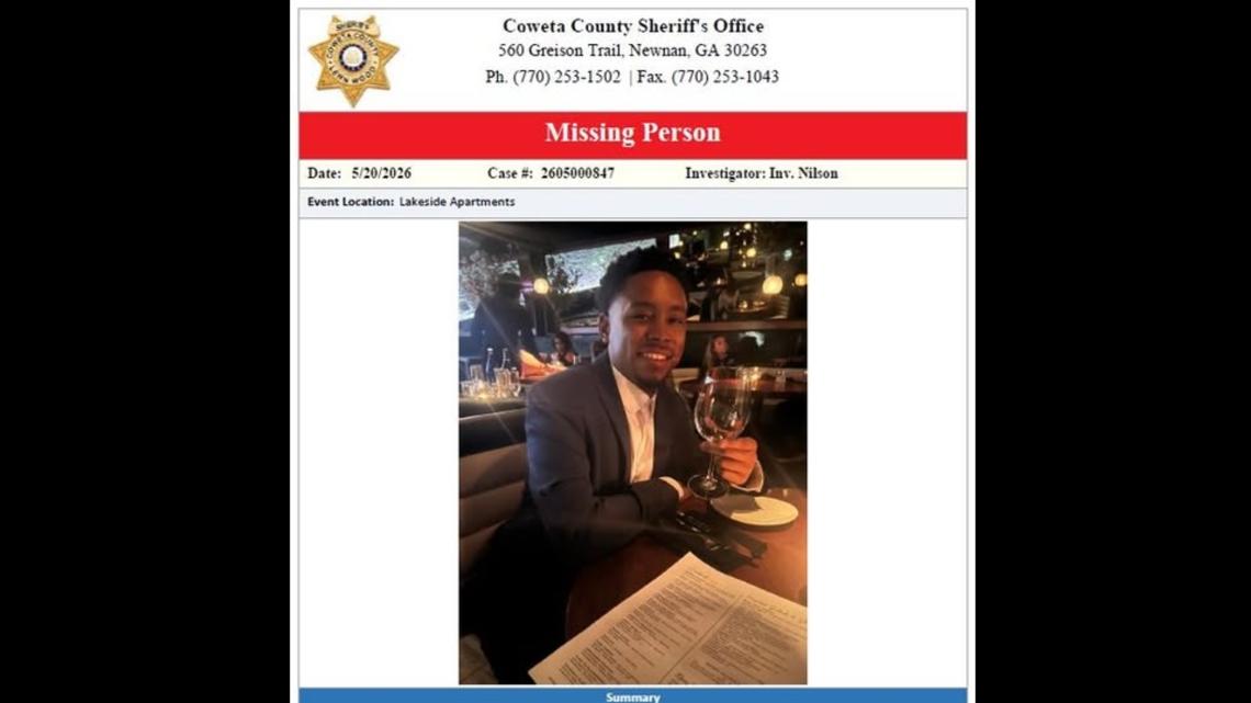 Coweta County deputies seek the public's help to find a missing man last seen in Whitesburg