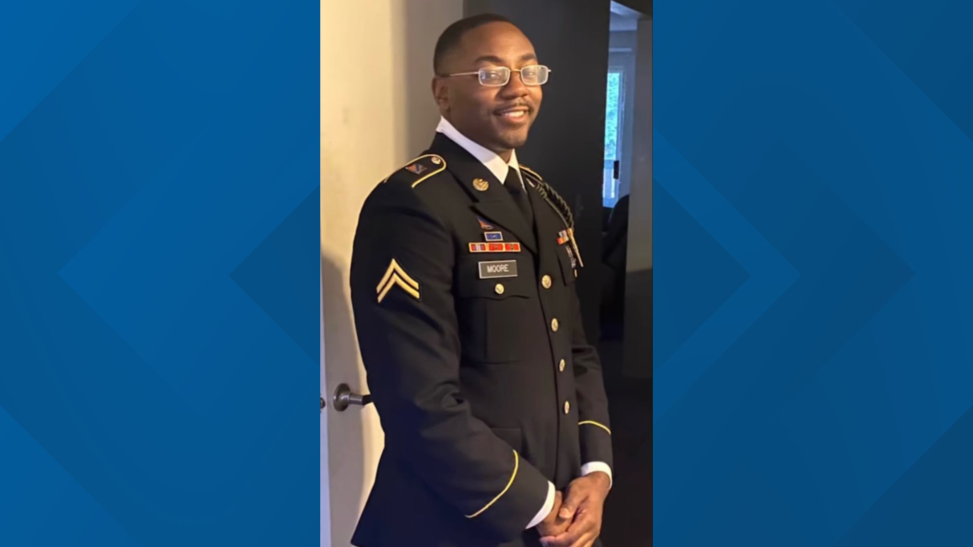 Emmett Moore was a sergeant at Joint Base Lewis-McChord. The active-duty soldier, originally from East Point, was shot at a house party in Parkland, Washington.