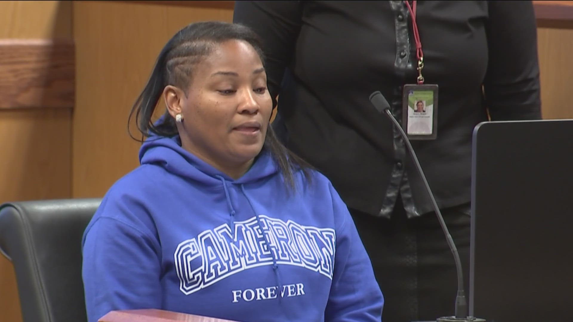 Tiffany Smith confronted her teen son’s confessed killer, also a teen, for the first time after she lost him a year ago to gang gun violence in Atlanta.