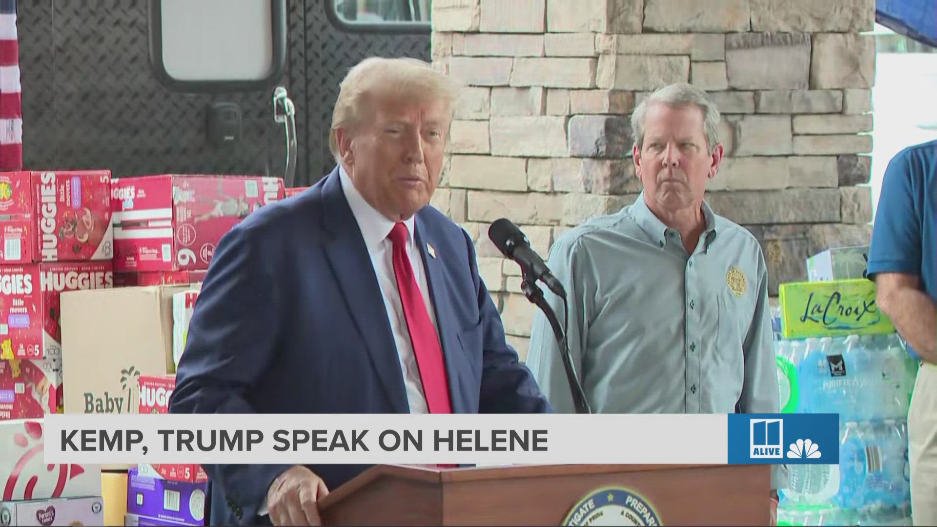 After having a rocky relationship over the last couple of years, former President Donald Trump and Georgia Gov. Brian Kemp spoke together.