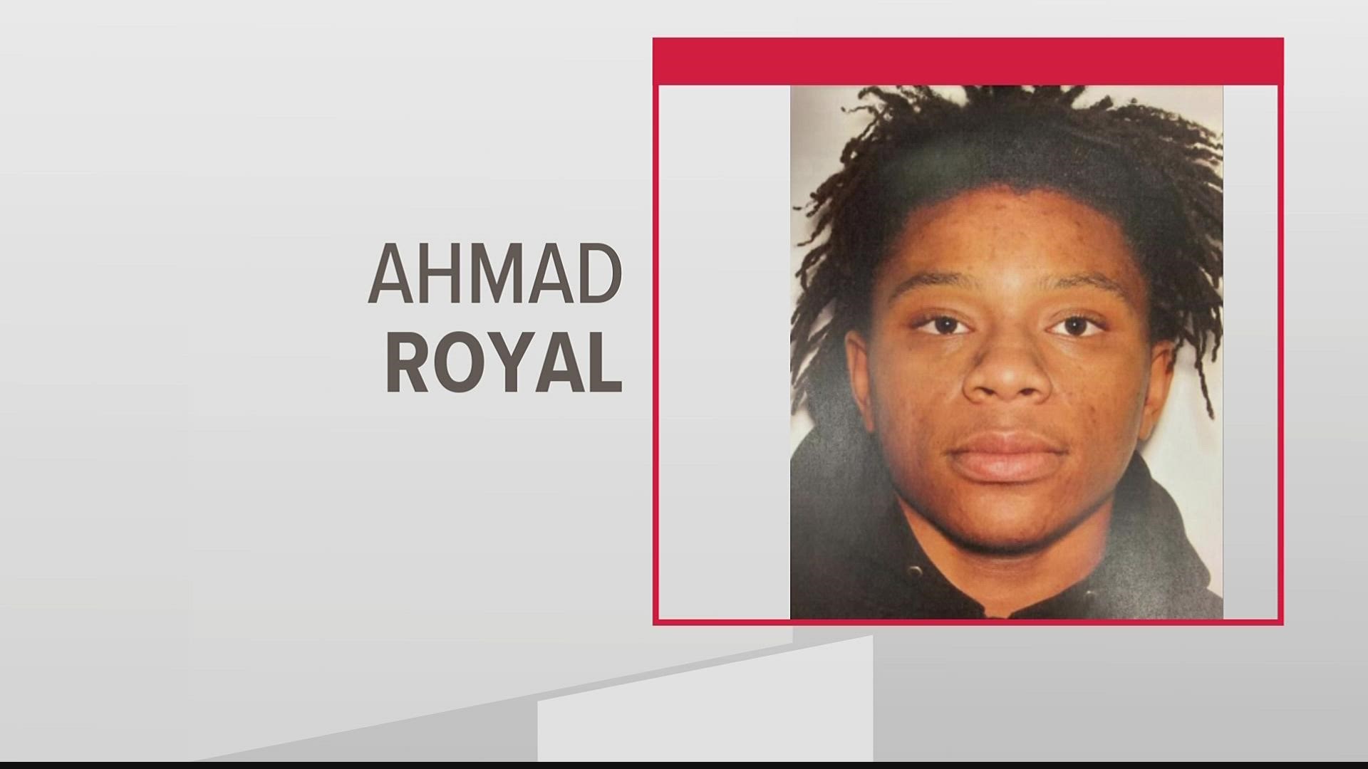 Ahmad Royal had been wanted in the June 21 killing of Terrance Denson.