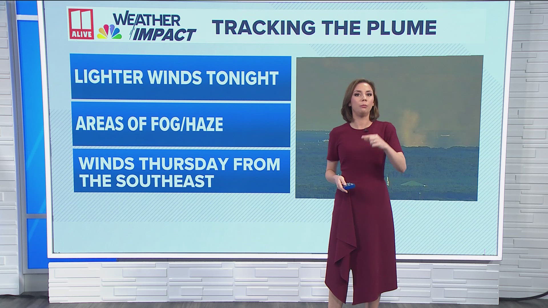 The winds shift direction for Thursday