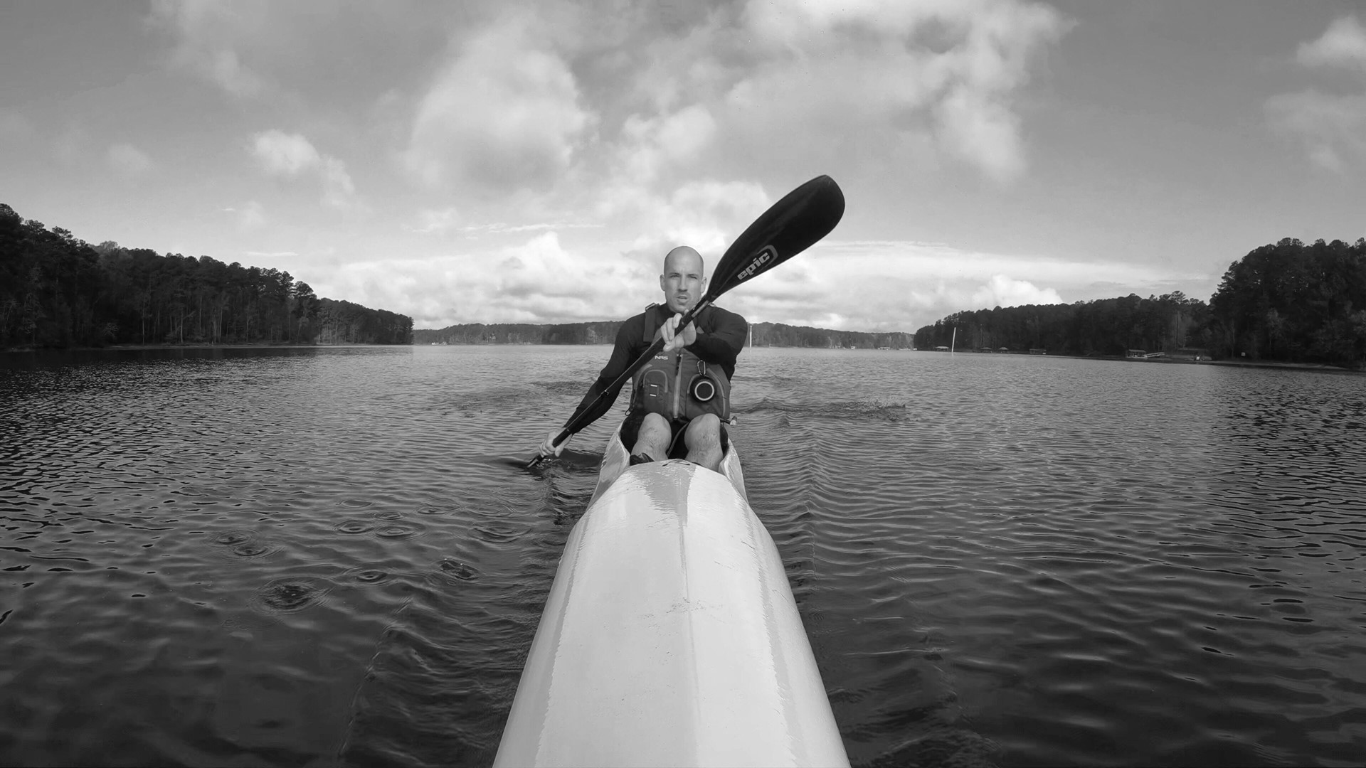 Joshua Forester has made history as the first person to continuously kayak the entire circumference of Lake Lanier, and he did it in less than a week.