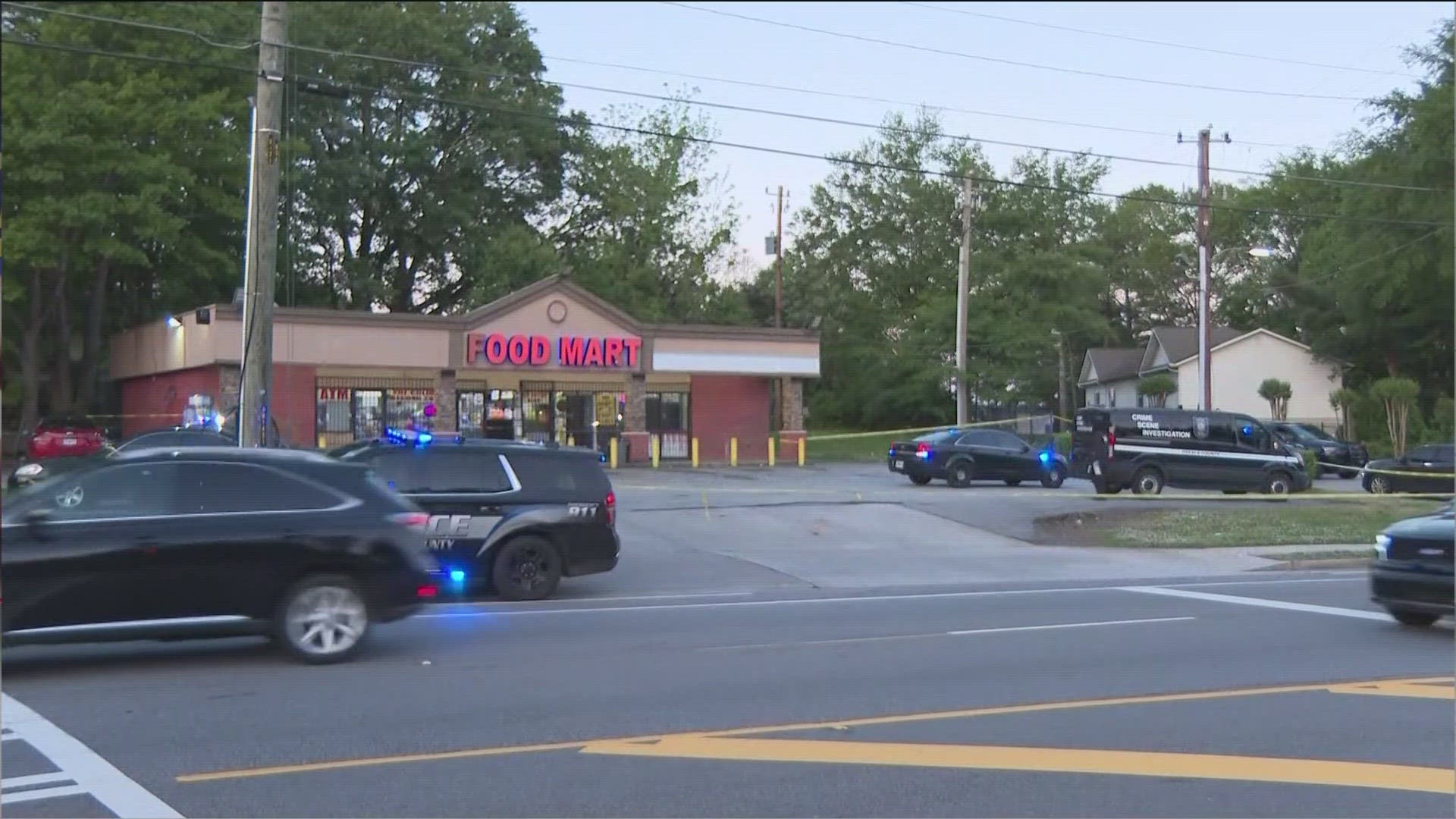 DeKalb County Police are investigating a shooting at a Food Mart that left one man dead on Sunday evening.