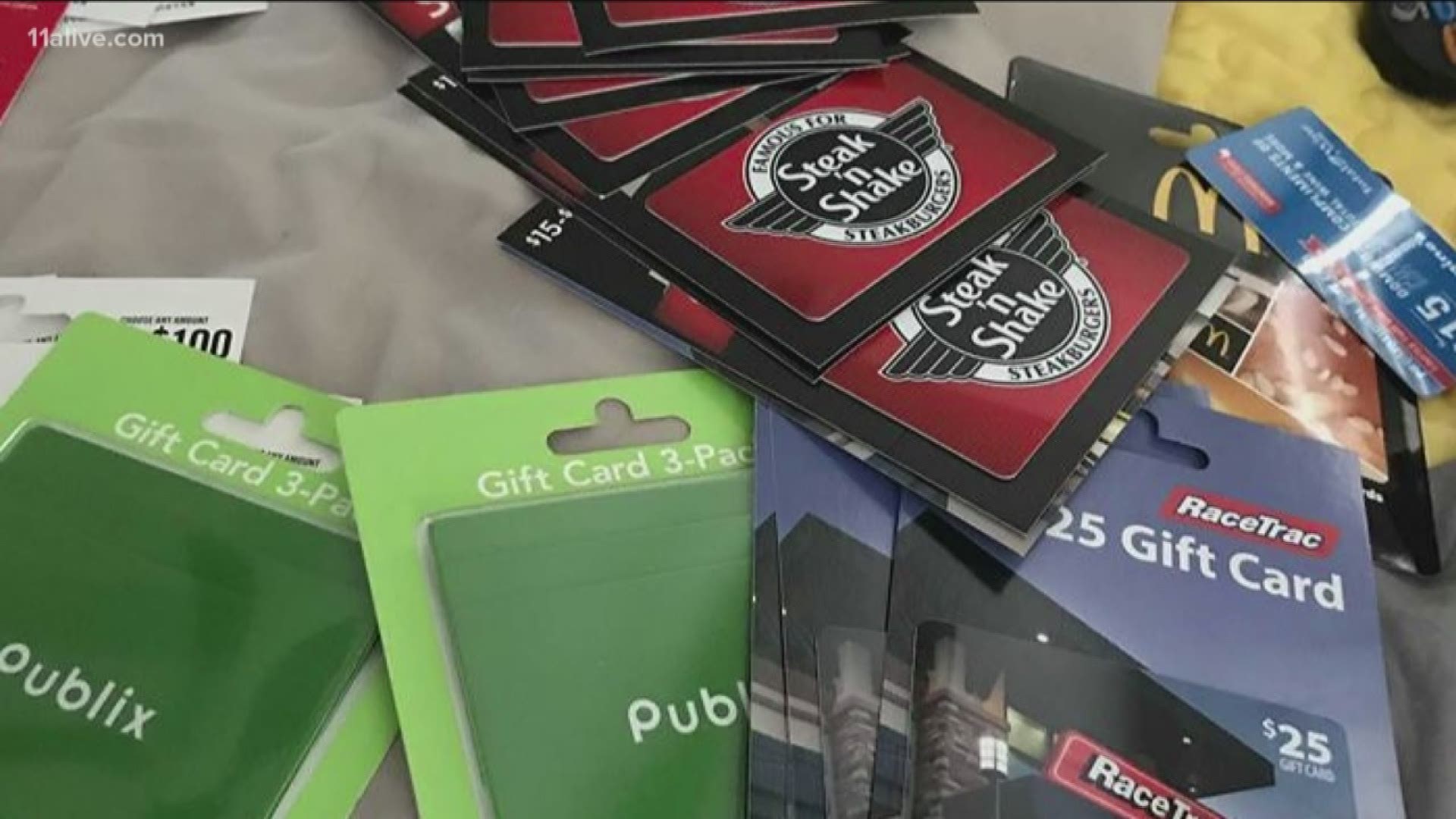 A new foundation in Cobb County aims to support police officers out on patrol. They've donated thousands of dollars in gift cards, so officers can give them to people in need.