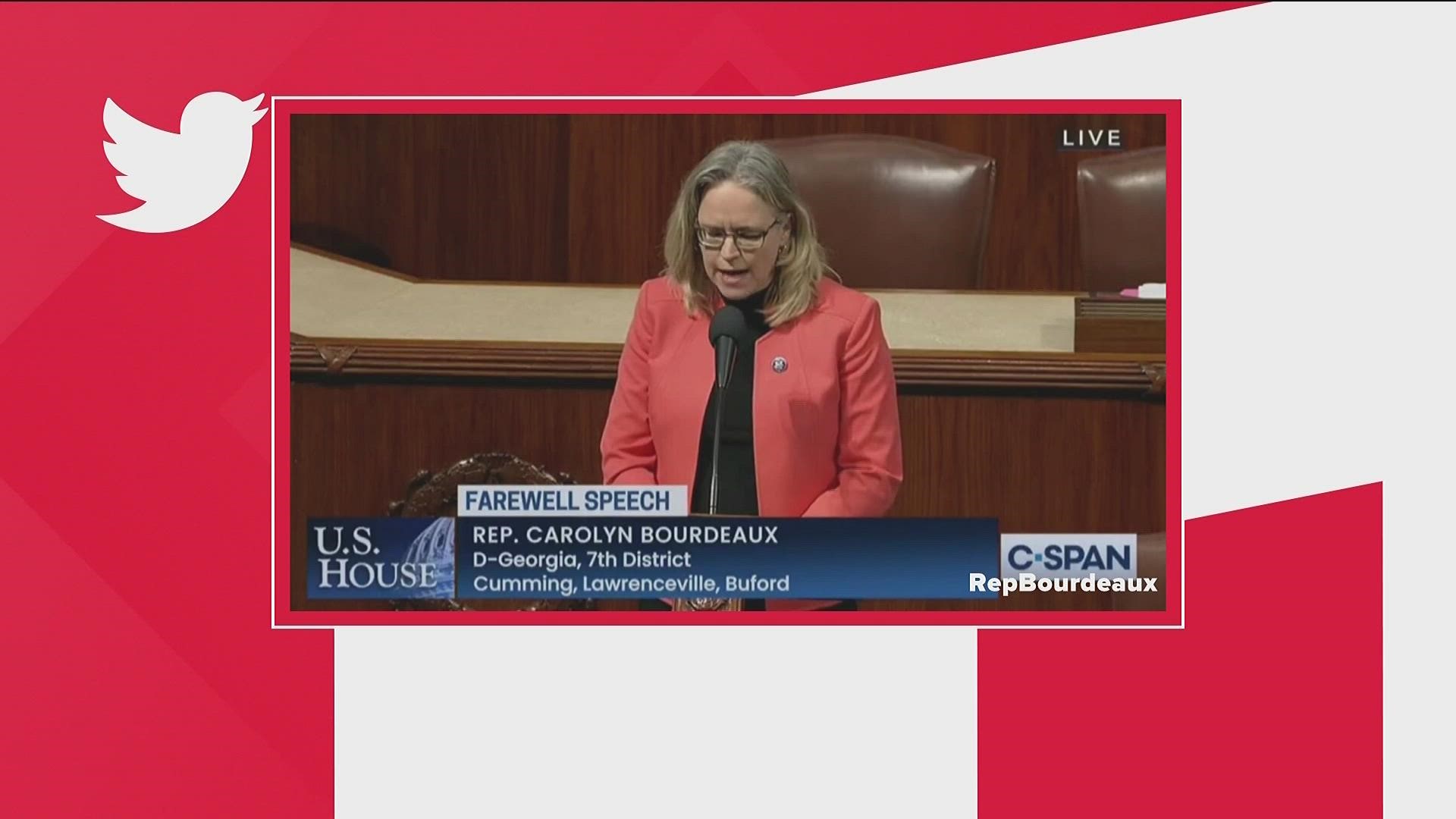Rep. Carolyn Bordeaux, D-Ga., says farewell | 11alive.com