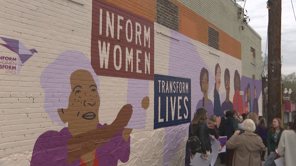 Inform Women, Transform Lives mural unveiled on Ponce Ave - Vimarsana News
