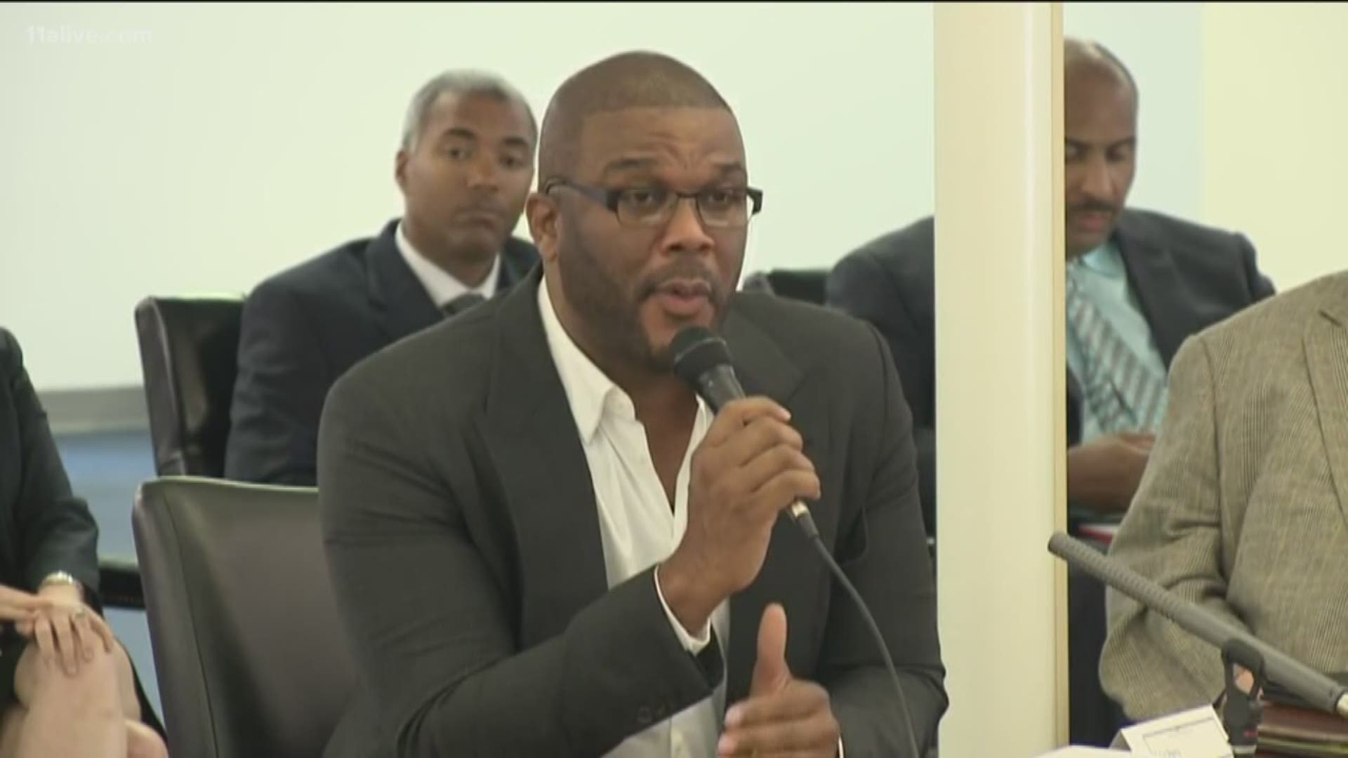 The proposal to rename a road after Tyler Perry is being considered by the Atlanta City Council.