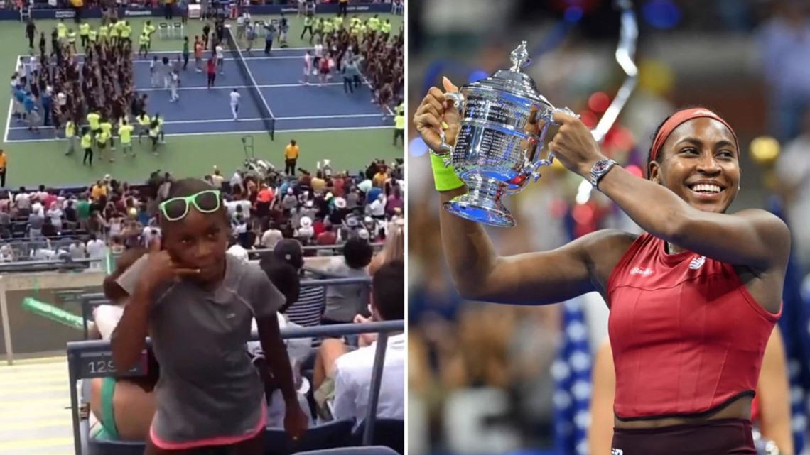 Coco Gauff wins US Open 11 years after she was there as a kid