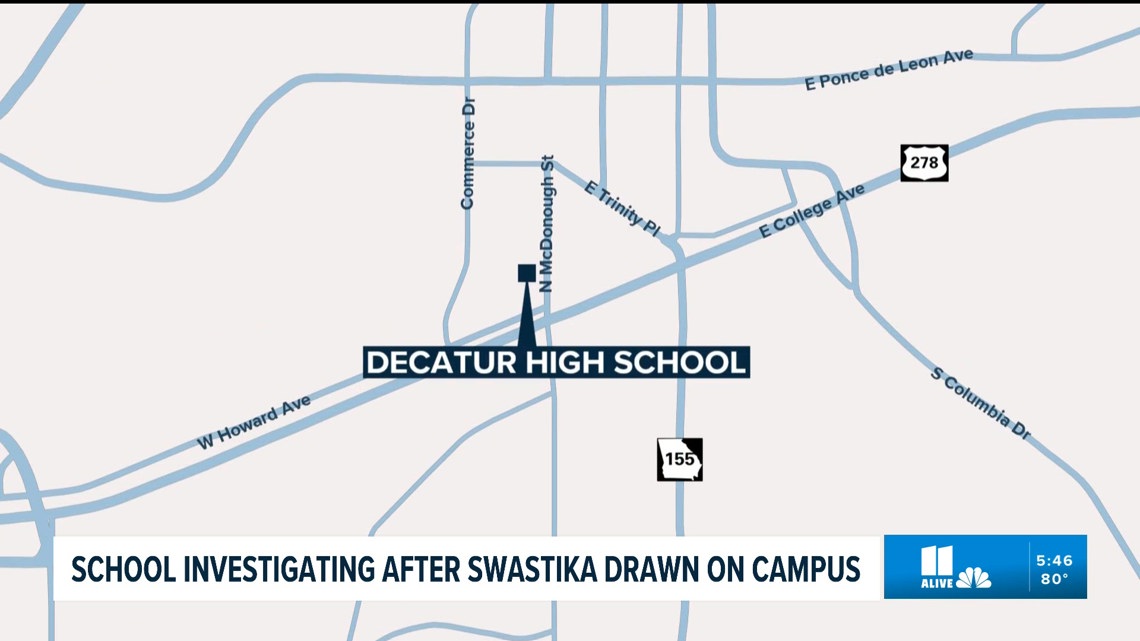 Investigation into swastika drawn at Decatur school | 11alive.com