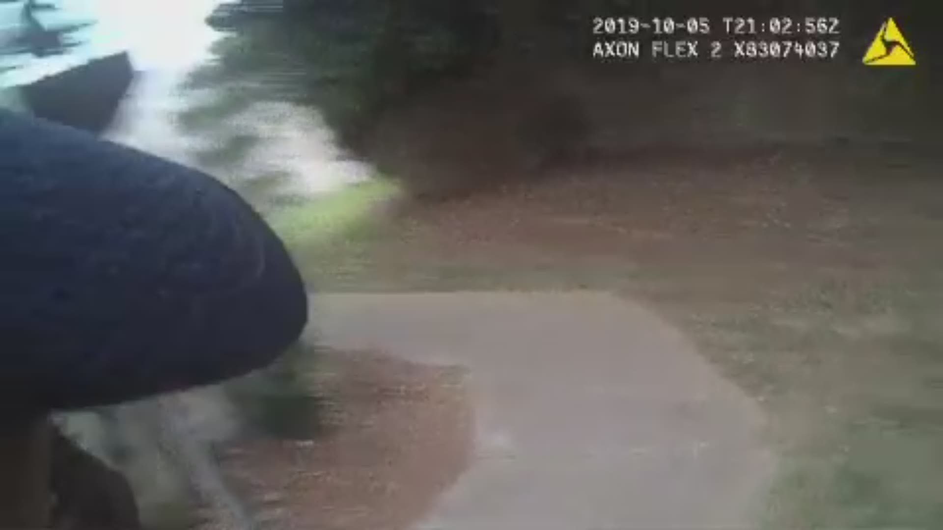 The bodycam video shows when a man swung a knife at an Athens officer telling him to stop walking away.