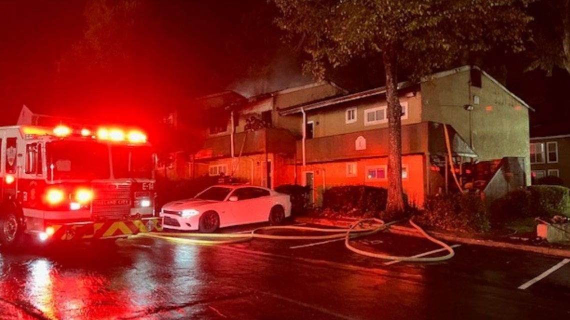 Apartment fire Atlanta Aspen Court