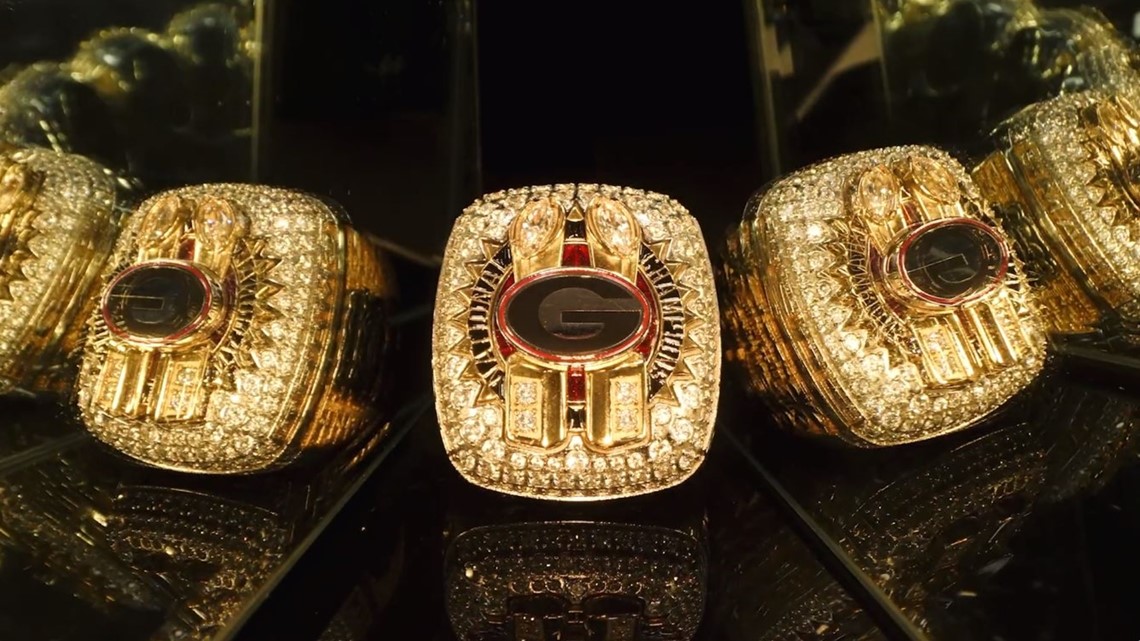 UGA national championship rings | Take a look at the new bling | 11alive.com
