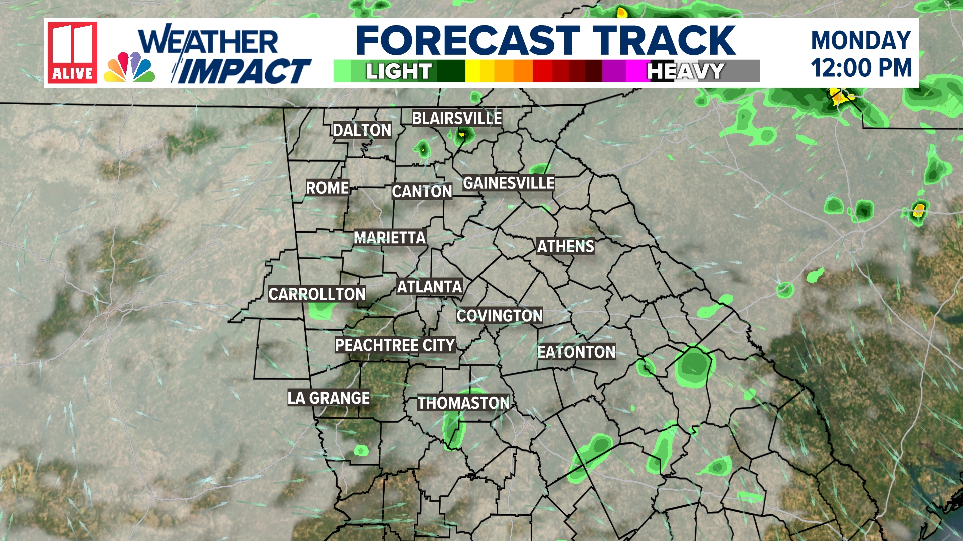 Weather Impact Alert | Heavy rain, strong storms early Memorial Day ...