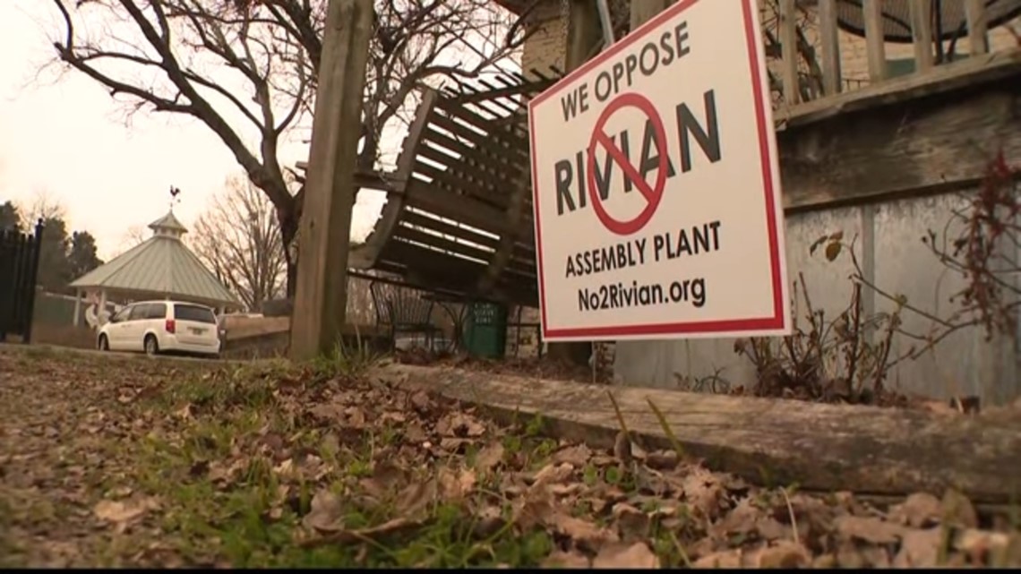 Rivian truck plant | State taking over property, opponents upset - Vimarsana News