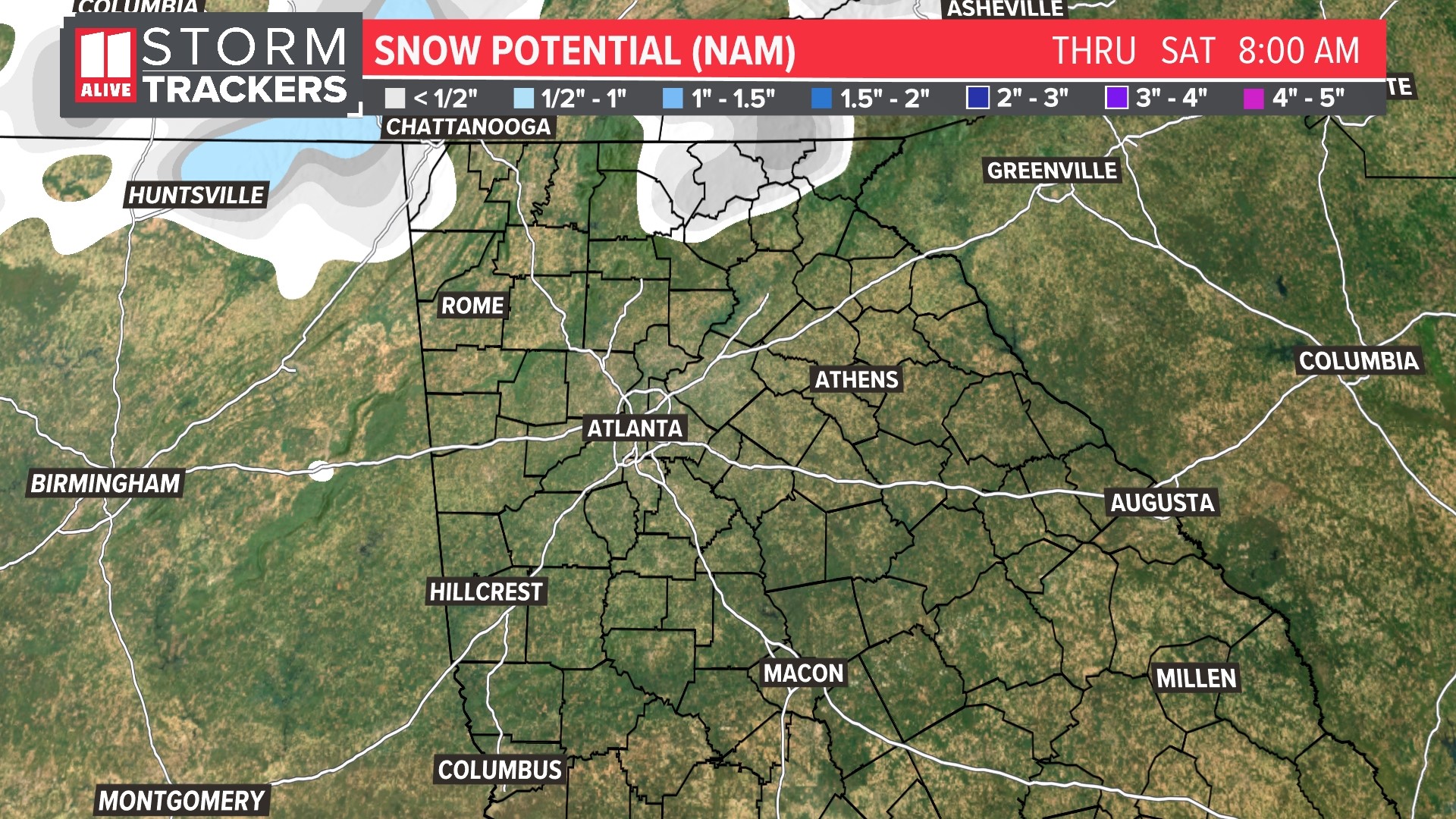 Is it going to snow in GA Friday, Dec. 29 | 11alive.com