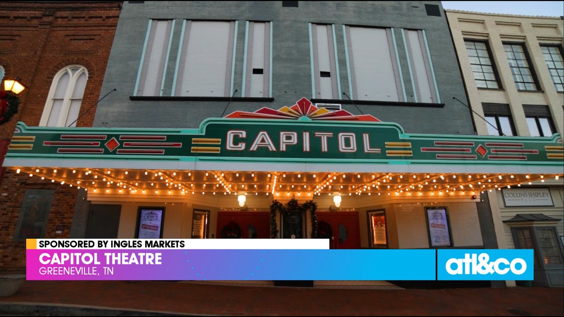 Today on The Ingles Open Road, we're embarking on a journey through history and the arts at Capitol Theater in Greenville, Tennessee