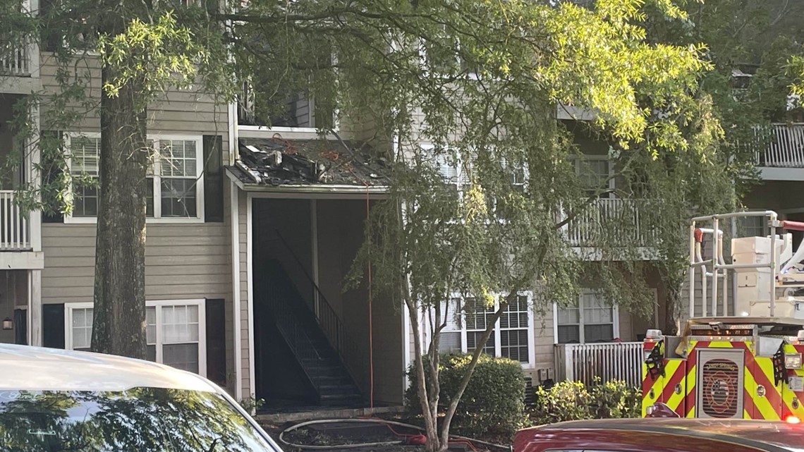 Fire at Avia North Springs Apartments in Sandy Springs