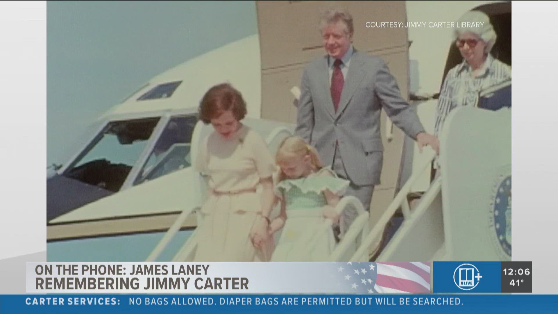Longtime President of Emory University James Laney spoke about the first time he met former President Jimmy Carter and what he did after he left the White House. 