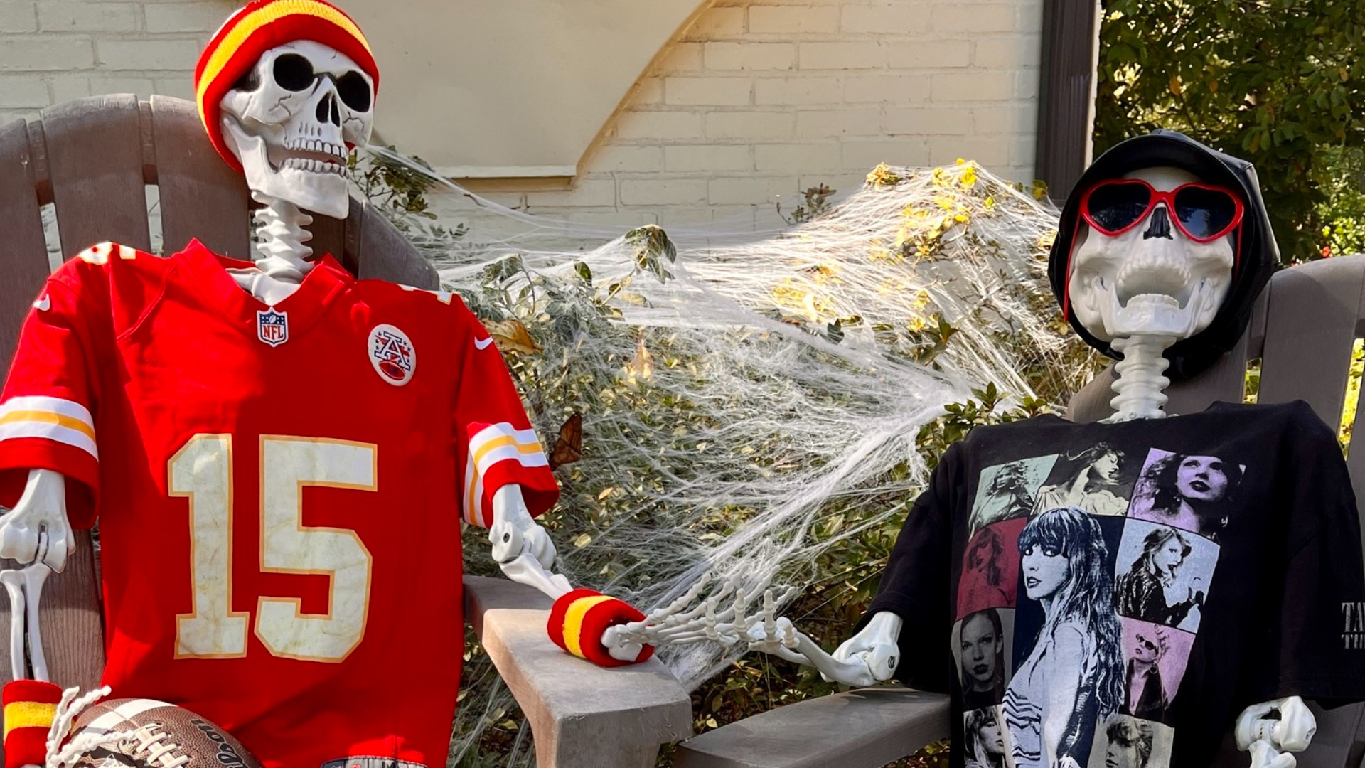 Map of where to see Decatur Halloween displays