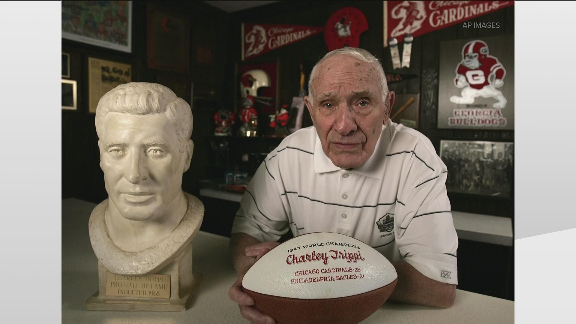 Charley Trippi was 100 years old. He was considered one of the greatest all-around athletes to ever play at Georgia.
