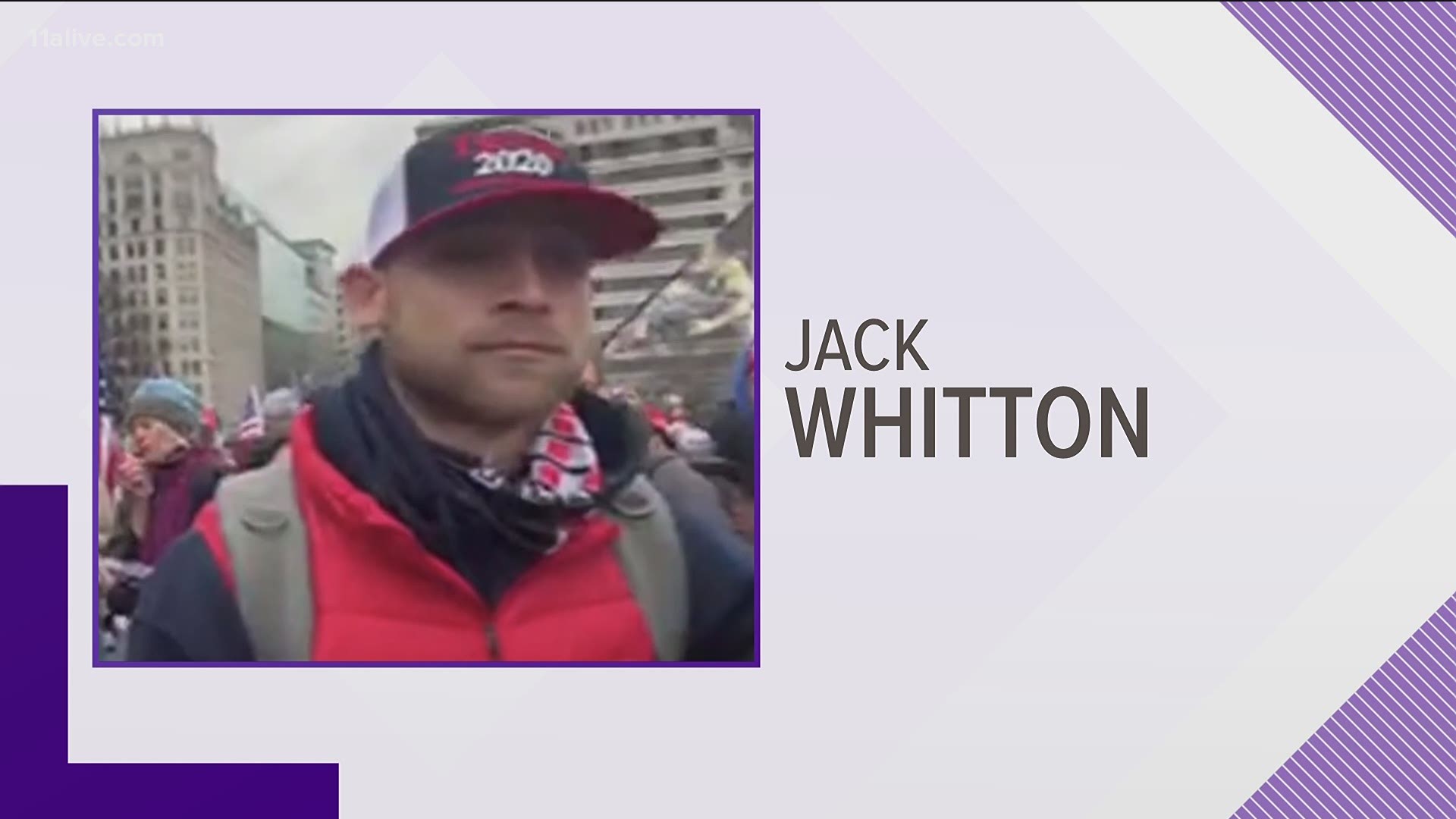 Jack Wade Whitton, 30, of Locust Grove, Georgia, was arrested Thursday in Atlanta.
