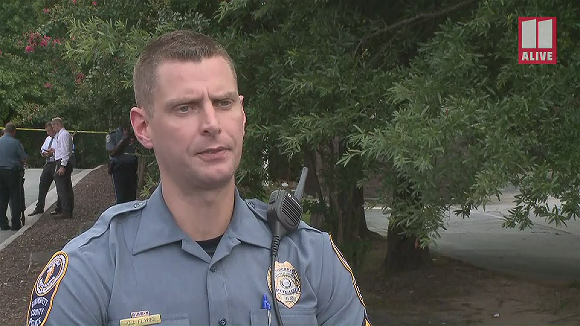 Gwinnett Police Cpl. Collin Flynn said a SWAT K9 officer and a suspect were killed during an officer-involved shooting Wednesday afternoon in Norcross.